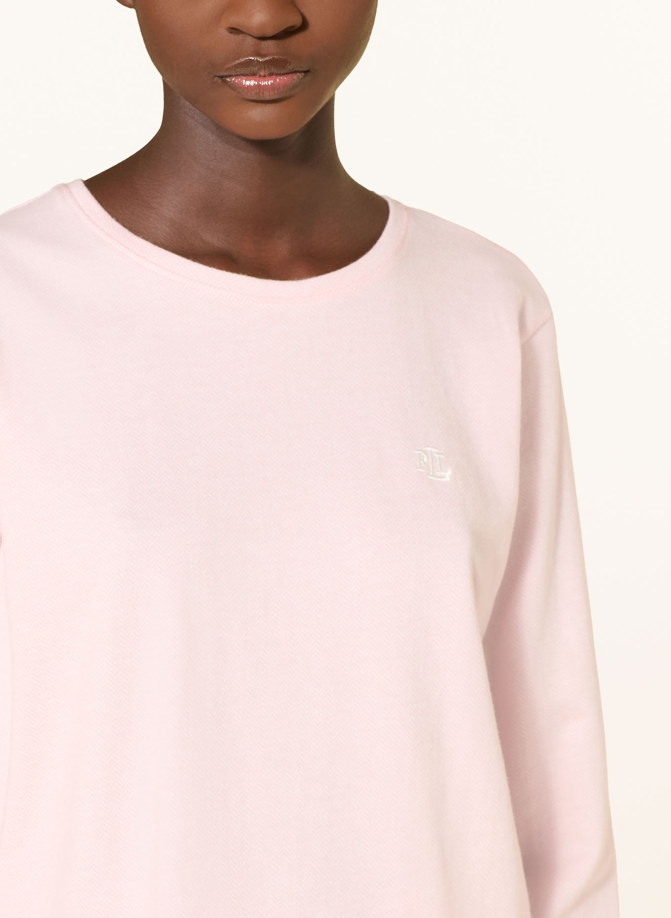 LAUREN RALPH LAUREN Pyjama: ROSE CLAIR / WIT