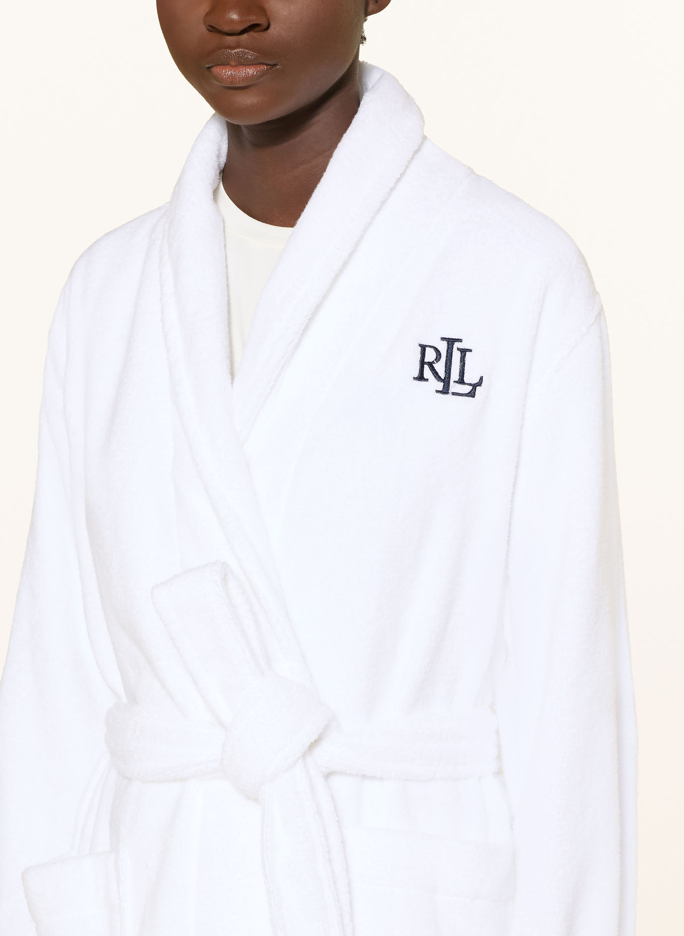 LAUREN RALPH LAUREN Damesbadjas: WIT