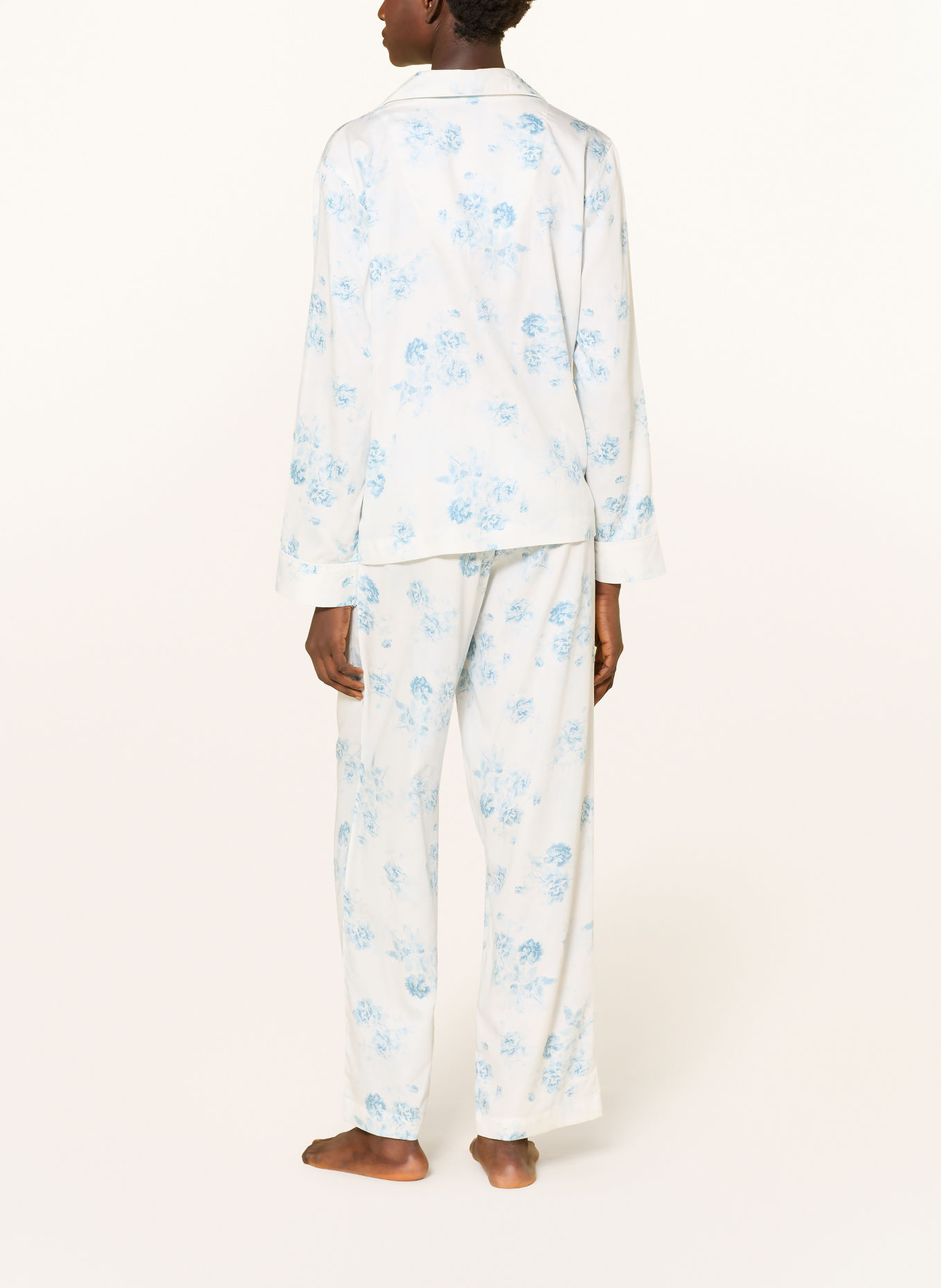 LAUREN RALPH LAUREN Pyjama: WIT / PETROL