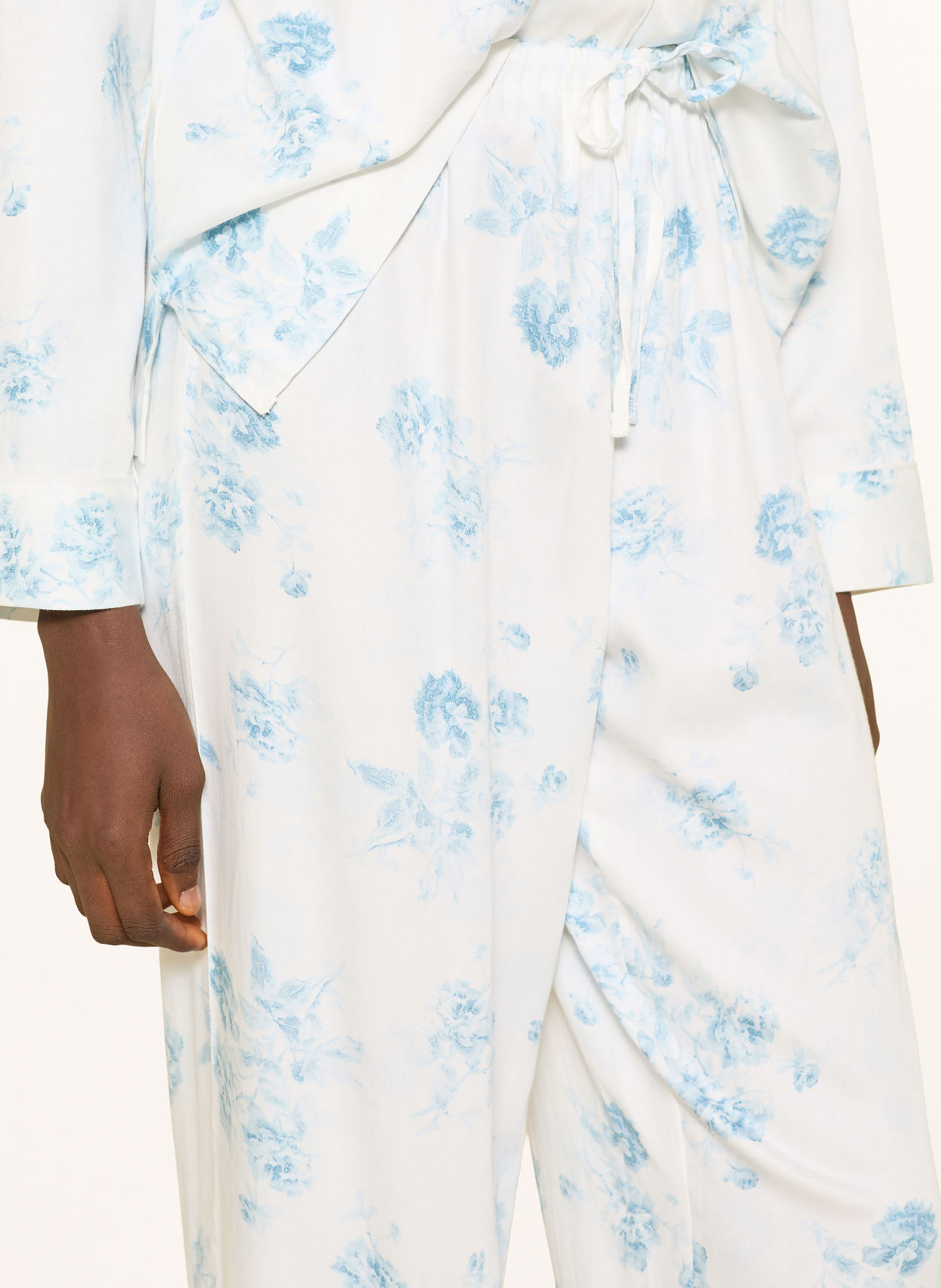 LAUREN RALPH LAUREN Pyjama: WIT / PETROL
