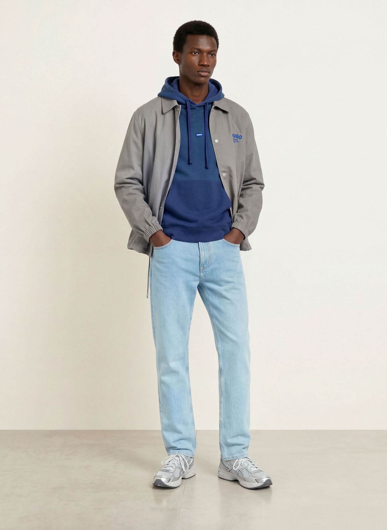 HUGO Jeans JONAH Straight Fit: 456 LIGHT/PASTEL BLUE
