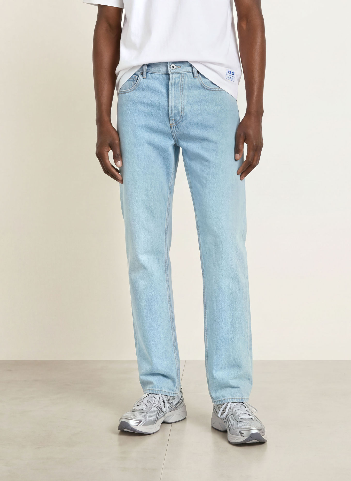 HUGO Jeans JONAH Straight Fit: 456 LIGHT/PASTEL BLUE