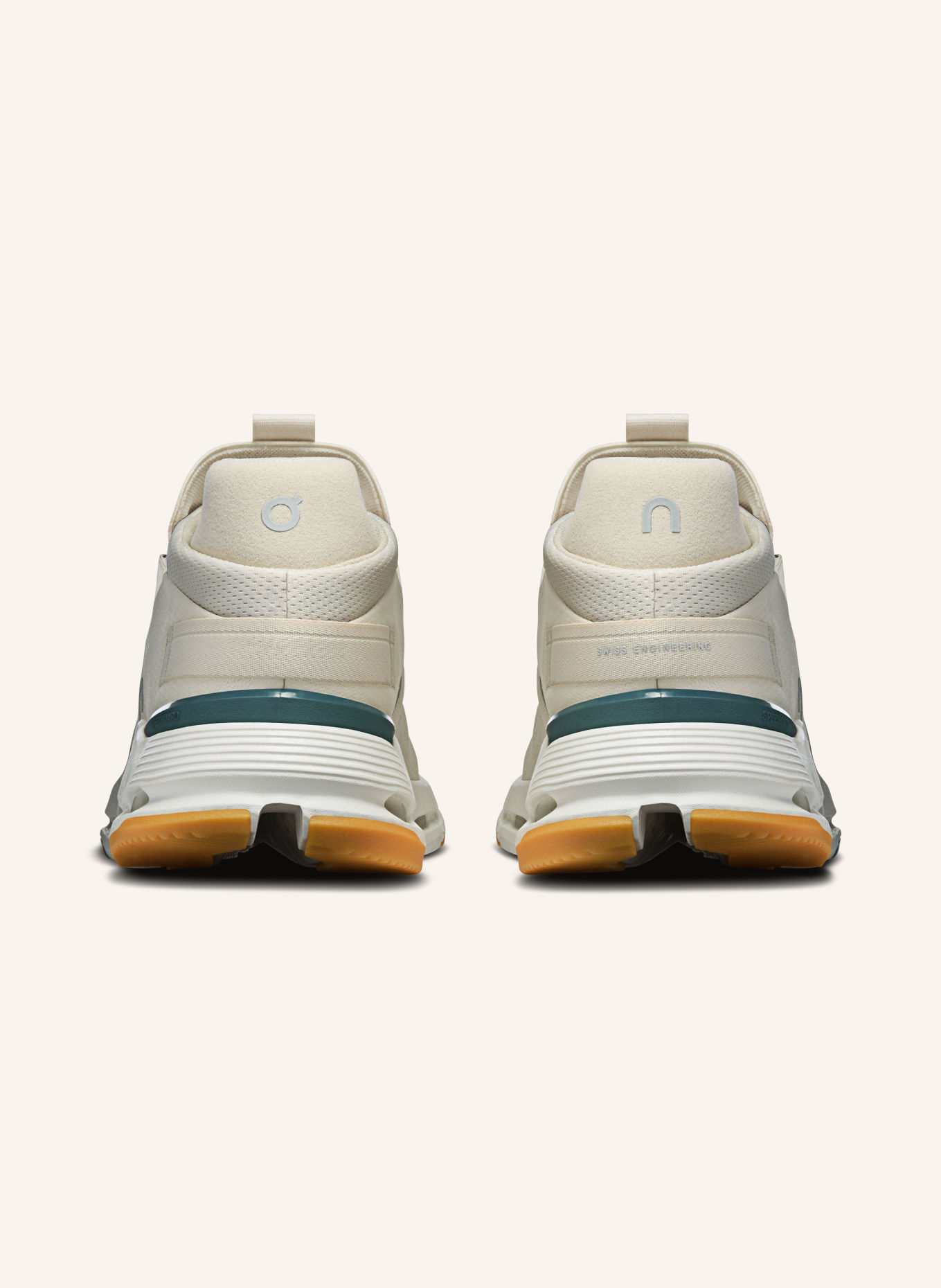 On Sneaker CLOUDNOVA 2: BEIGE / DUNKELGRÜN