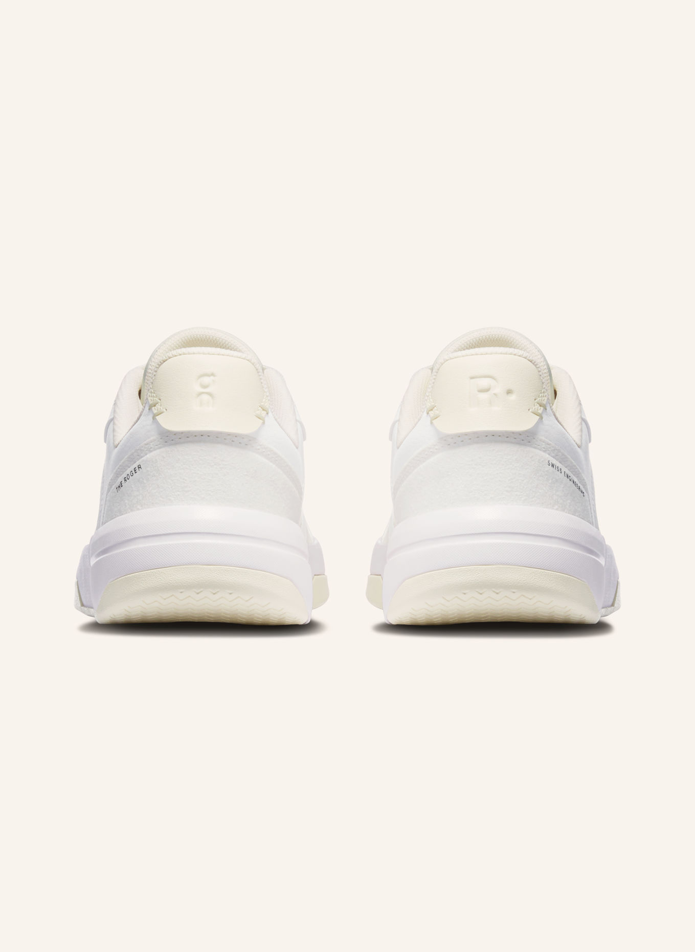 On Sneakers THE ROGER CLUBHOUSE: WIT / CRÈME