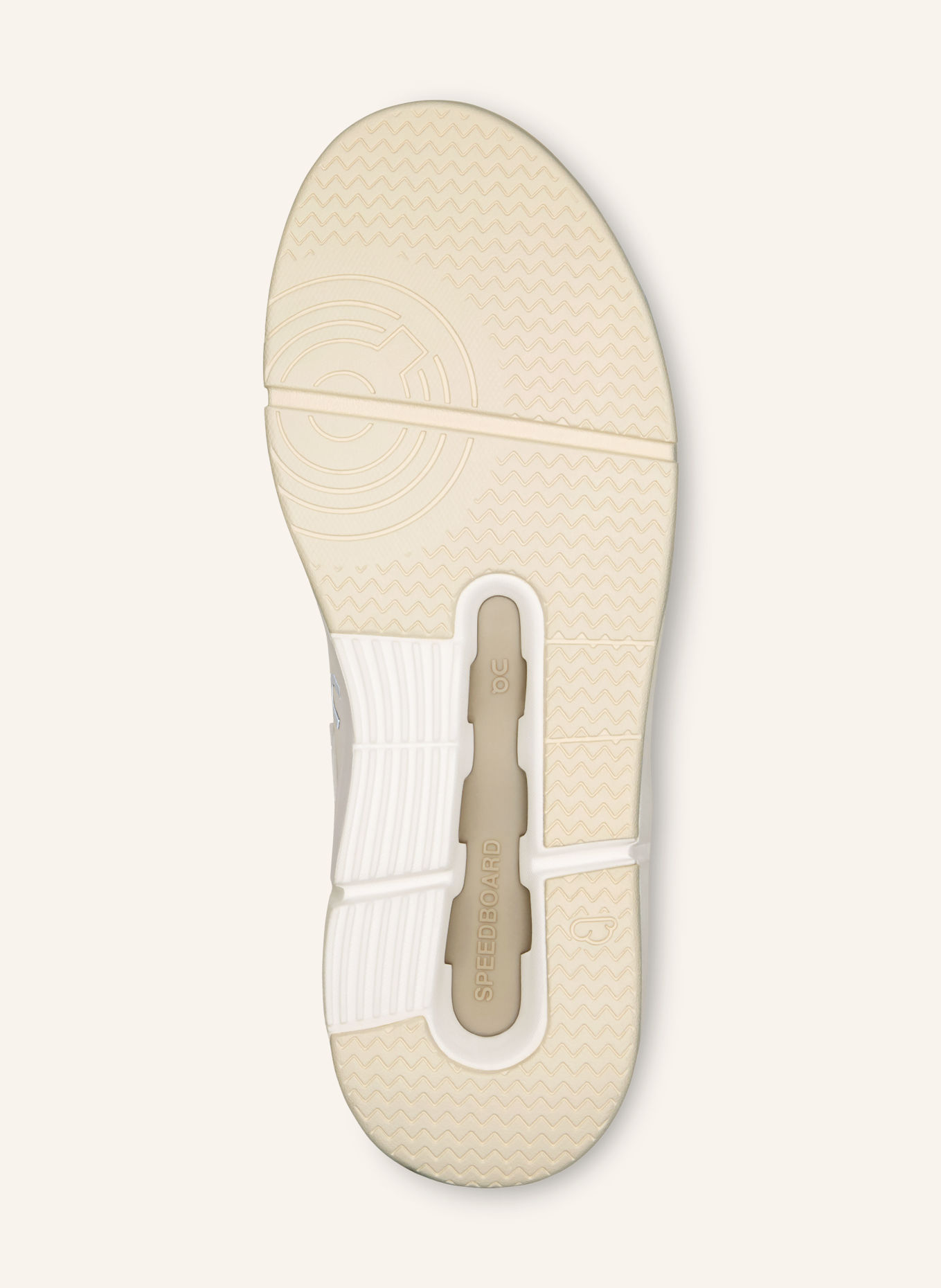 On Sneakers THE ROGER CLUBHOUSE: WIT / CRÈME