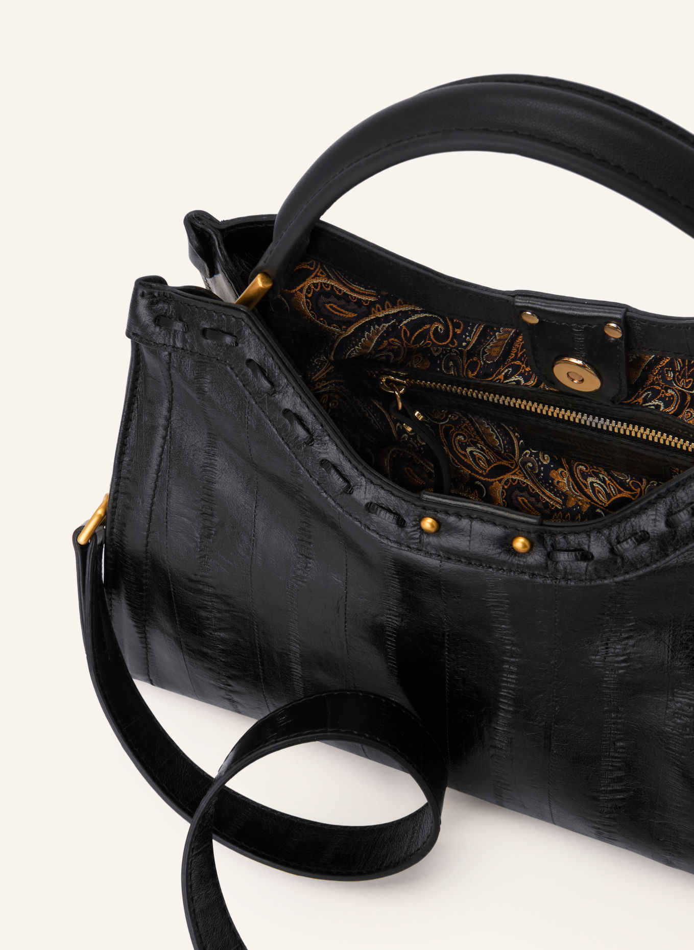 GIANNI CHIARINI AURORA Handbag: BLACK