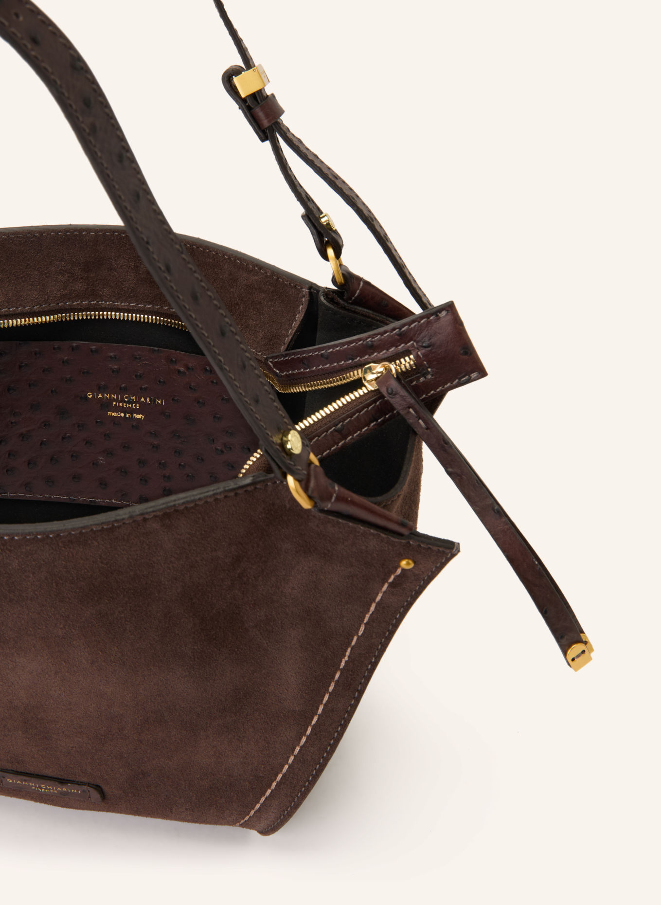 GIANNI CHIARINI BLOOM Handbag: BROWN