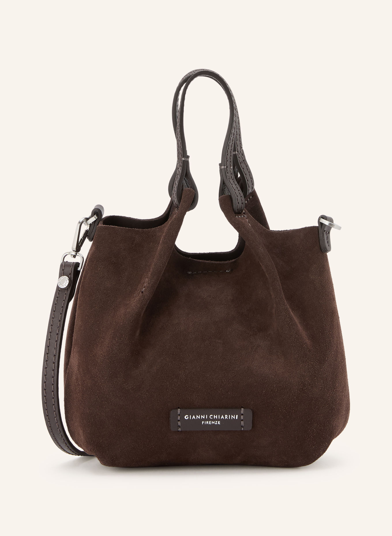 GIANNI CHIARINI Handtas DUA M: MARRON FONCÉ