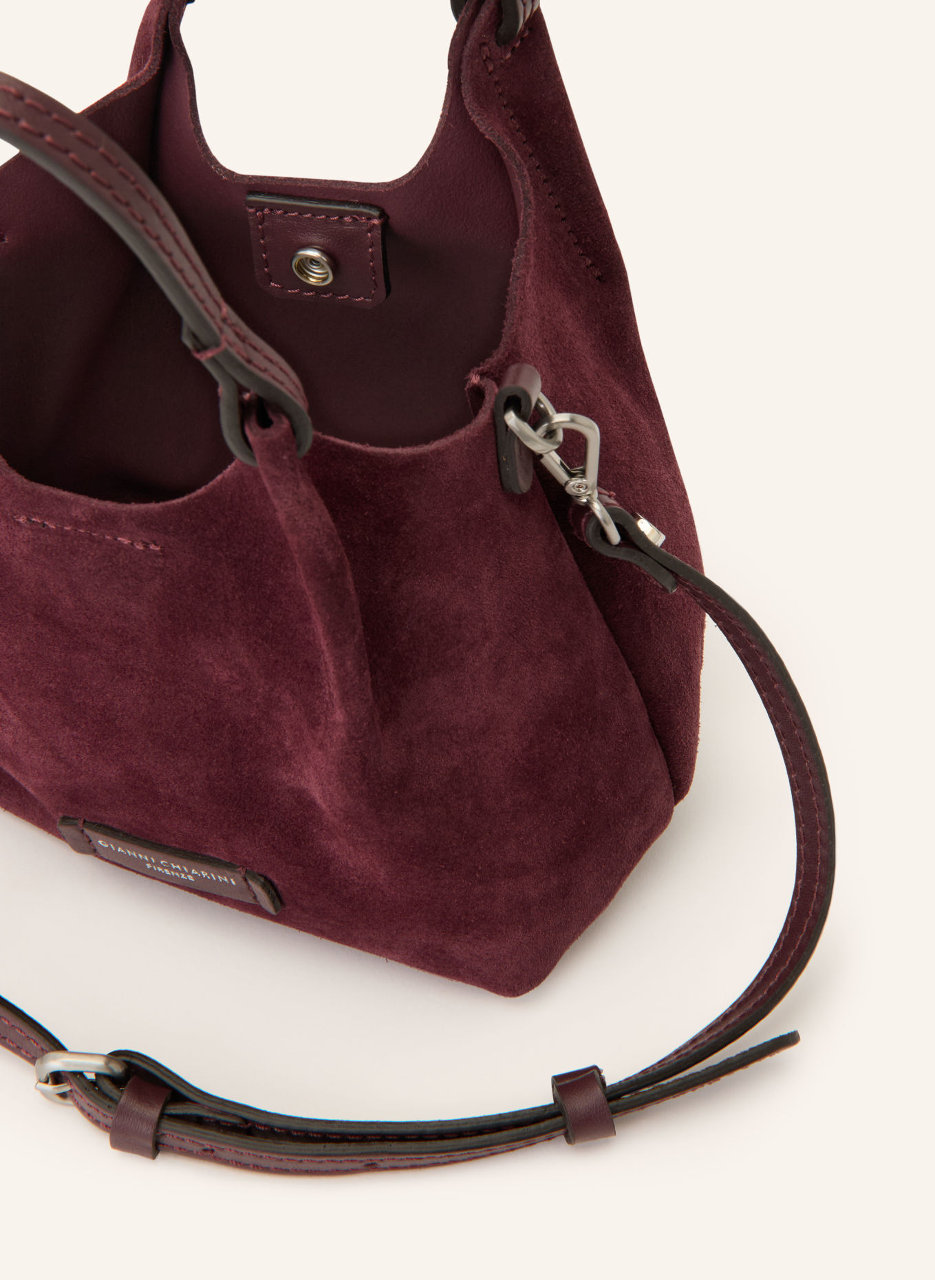 GIANNI CHIARINI DUA M Handbag: DARK RED