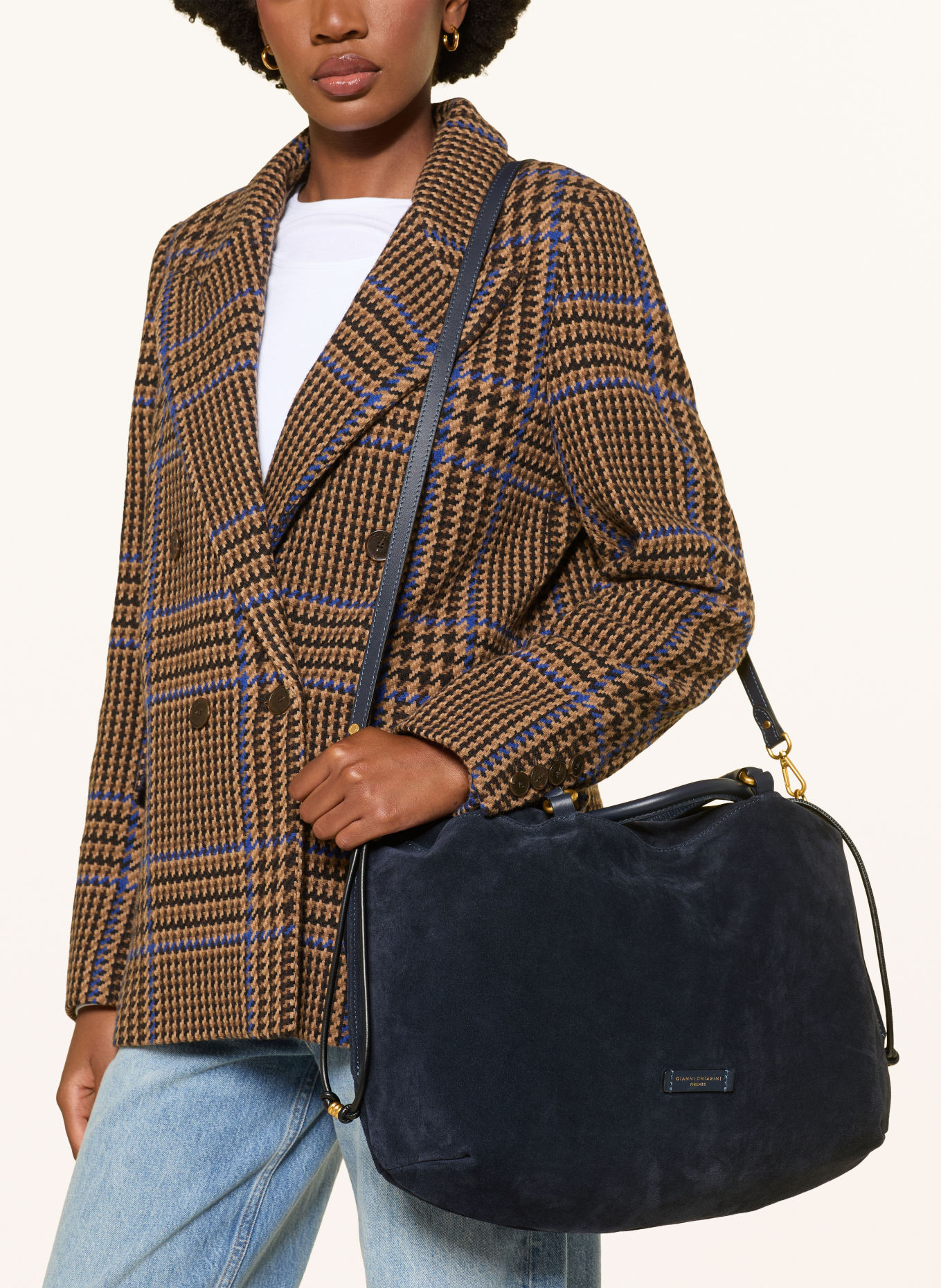 GIANNI CHIARINI Buideltas MORGANA LARGE: DONKERBLAUW / GOUD