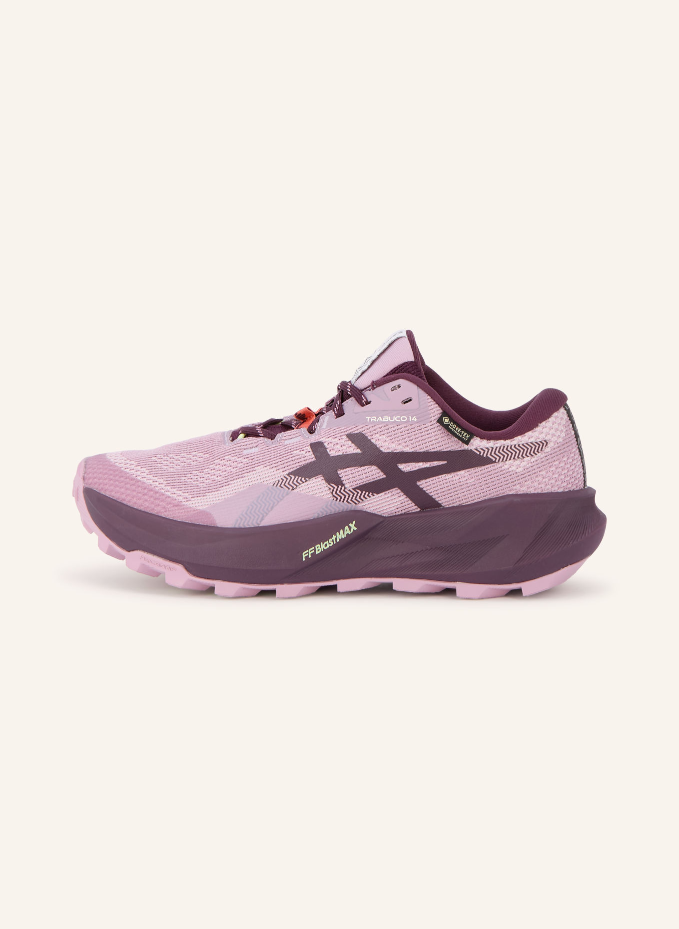 ASICS Buty turystyczne TRABUCO 14 GTX: FIOLETOWY / JASNOFIOLETOWY / JASKRAWY CZERWONY