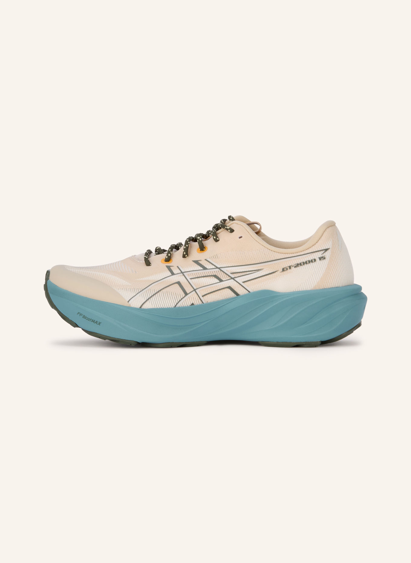 ASICS Hardloopschoenen GT-2000 15 TR: BEIGE / DONKERGEEL / KAKI