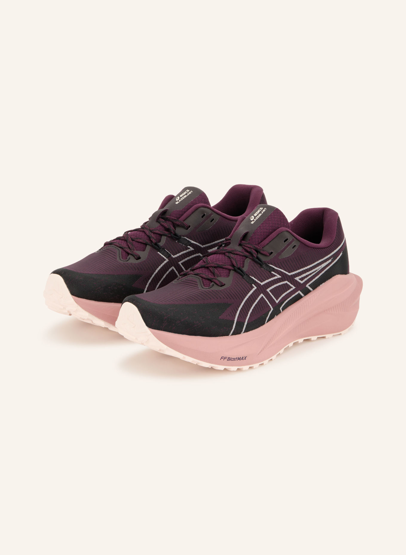 ASICS Trailrunning-Schuhe BLAZEBLAST: DUNKELLILA / SCHWARZ