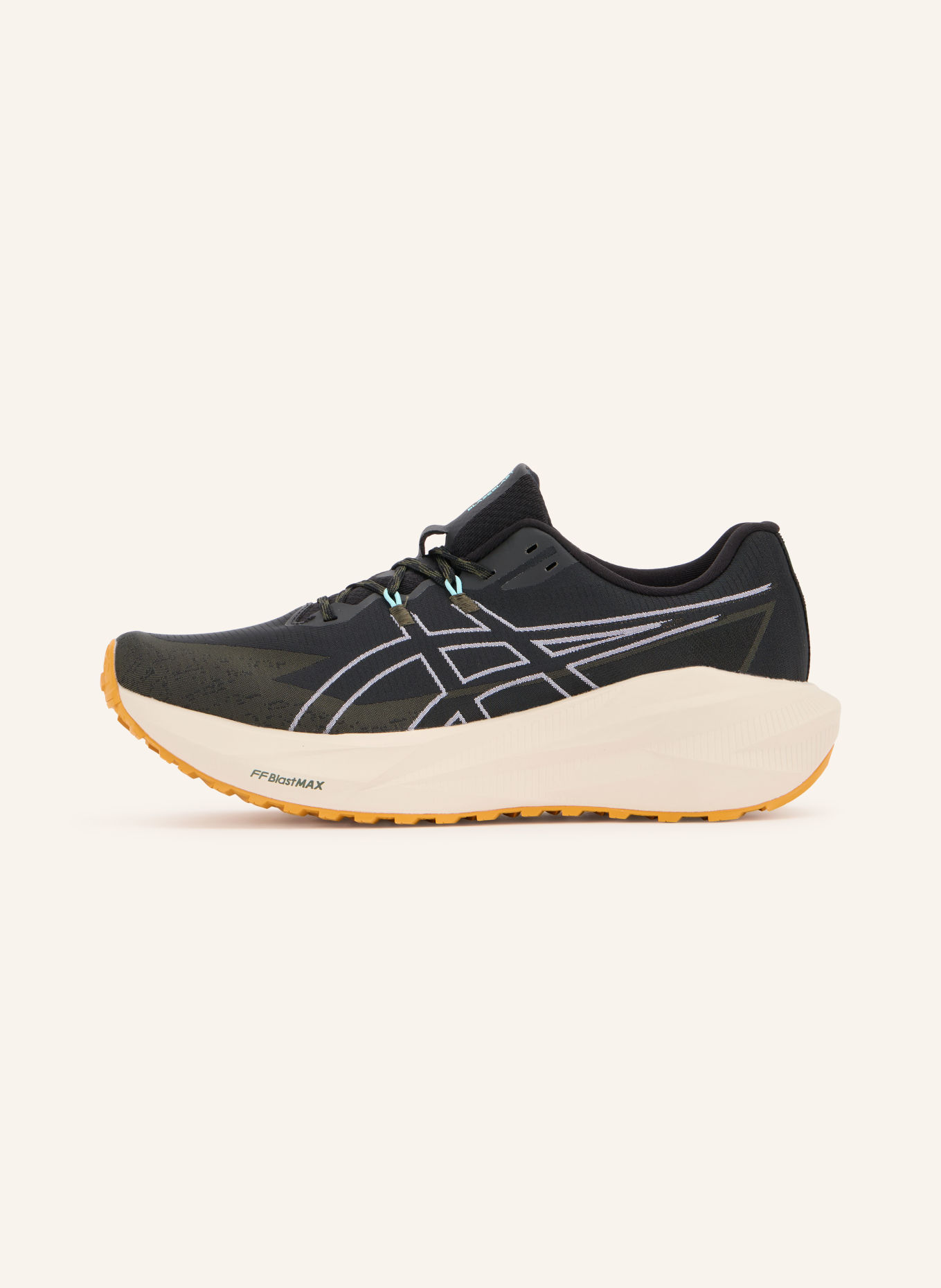 ASICS BLAZEBLAST Hiking Shoes: BLACK / DARK GREEN