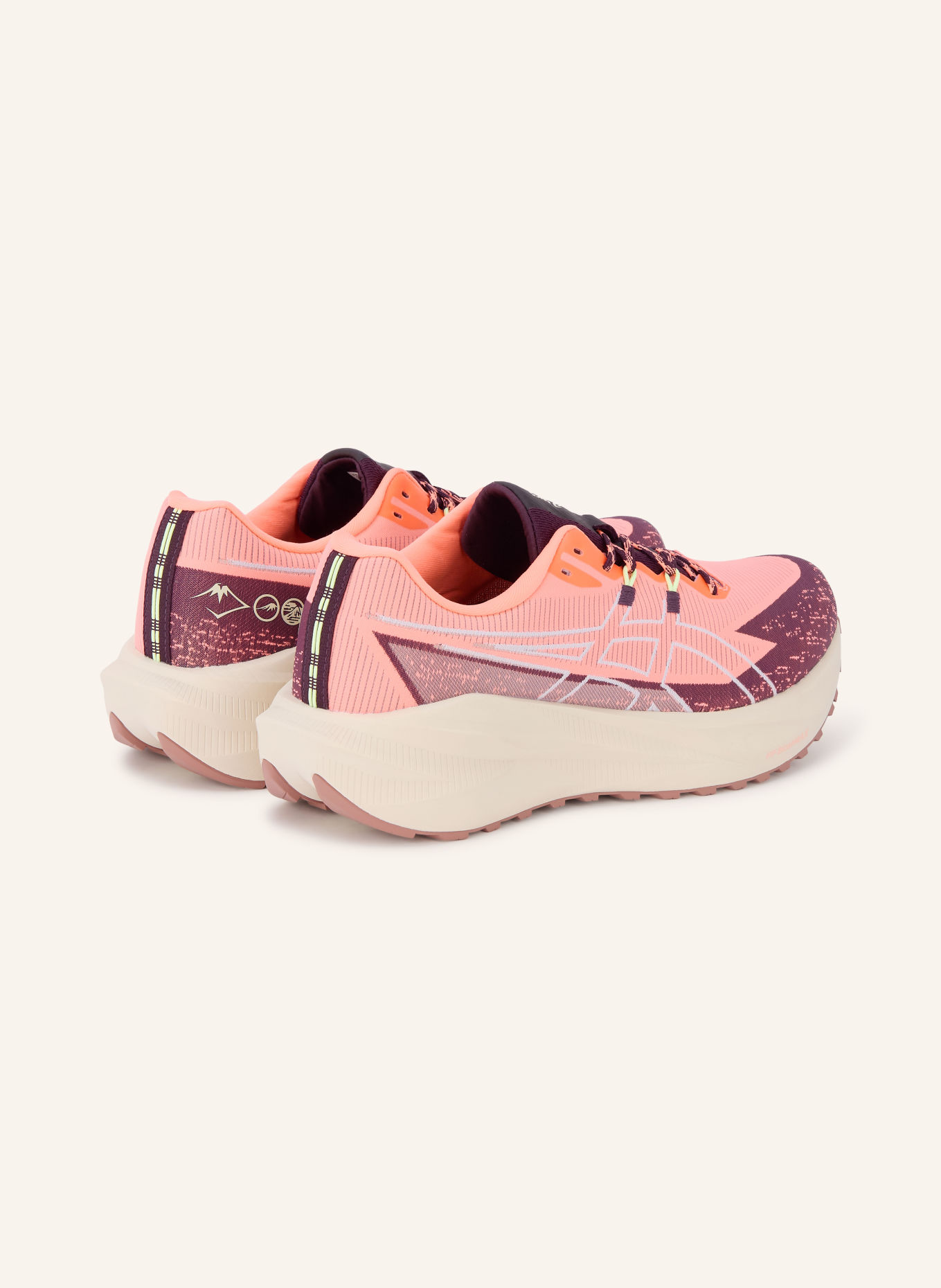 ASICS Chaussures de trail BLAZEBLAST: ORANGE FLUO / ROUGE FLUO / ROUGE FONCÉ