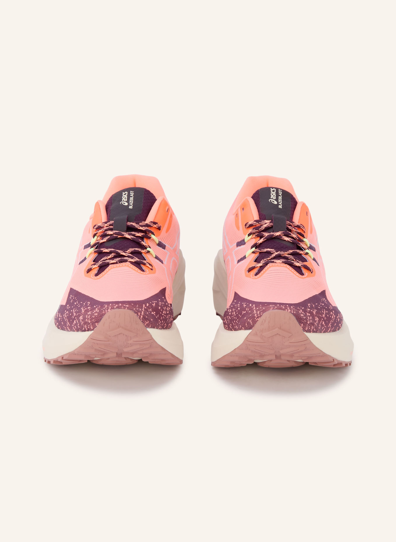 ASICS Chaussures de trail BLAZEBLAST: ORANGE FLUO / ROUGE FLUO / ROUGE FONCÉ
