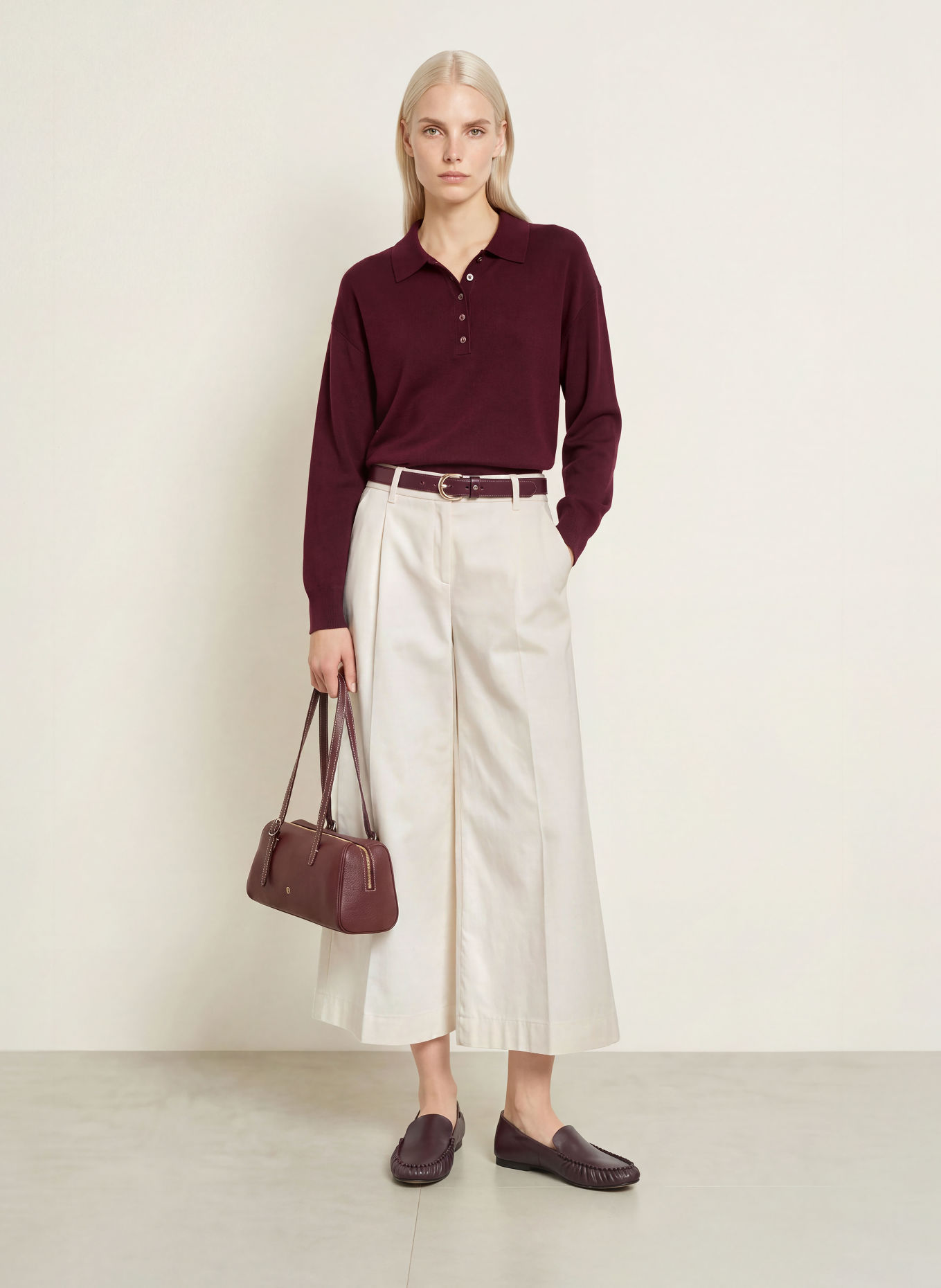 BRAX MELLI S Culottes: WHITE