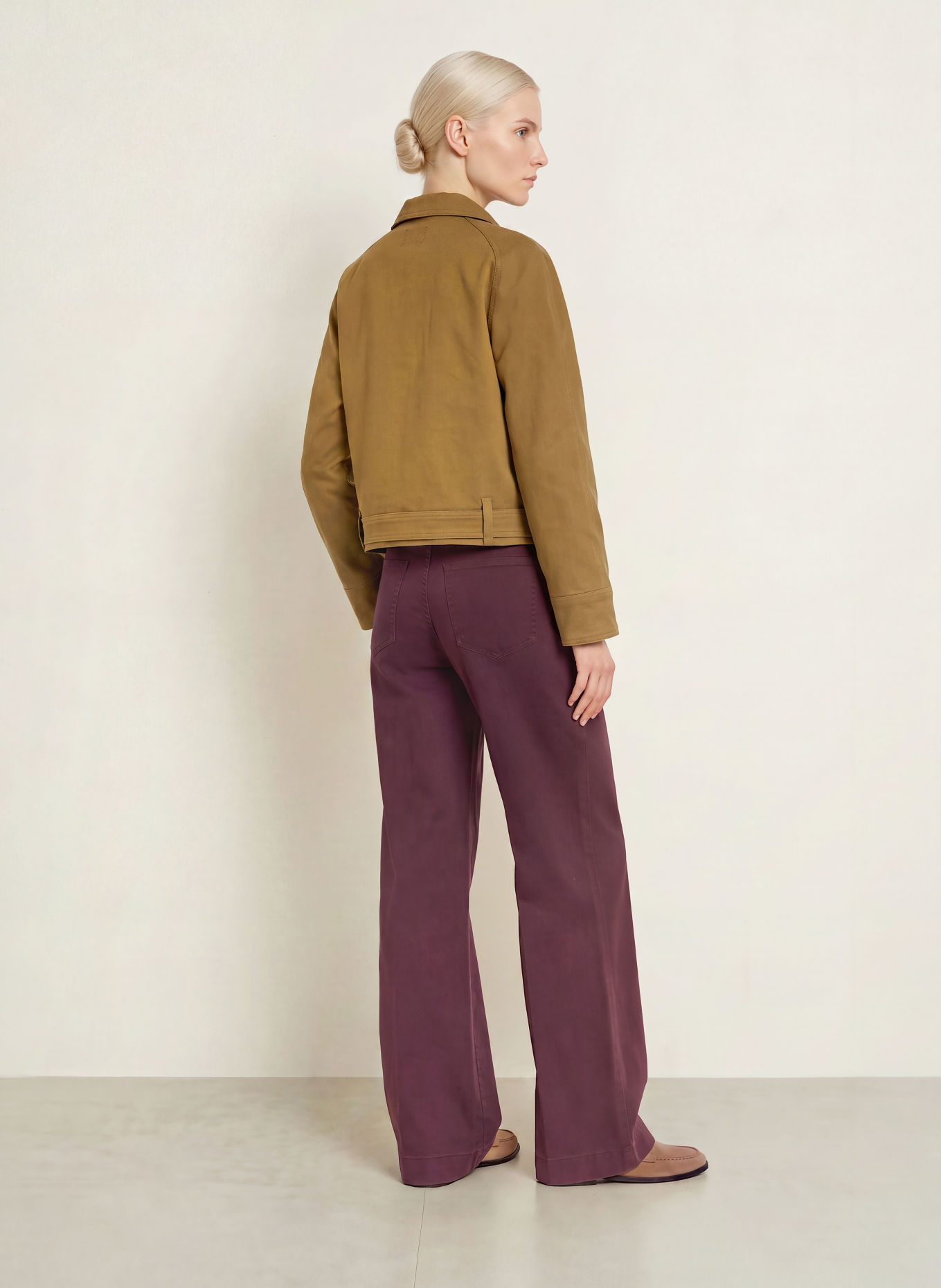 BRAX Bootcut-Hose MAINE: DUNKELROT