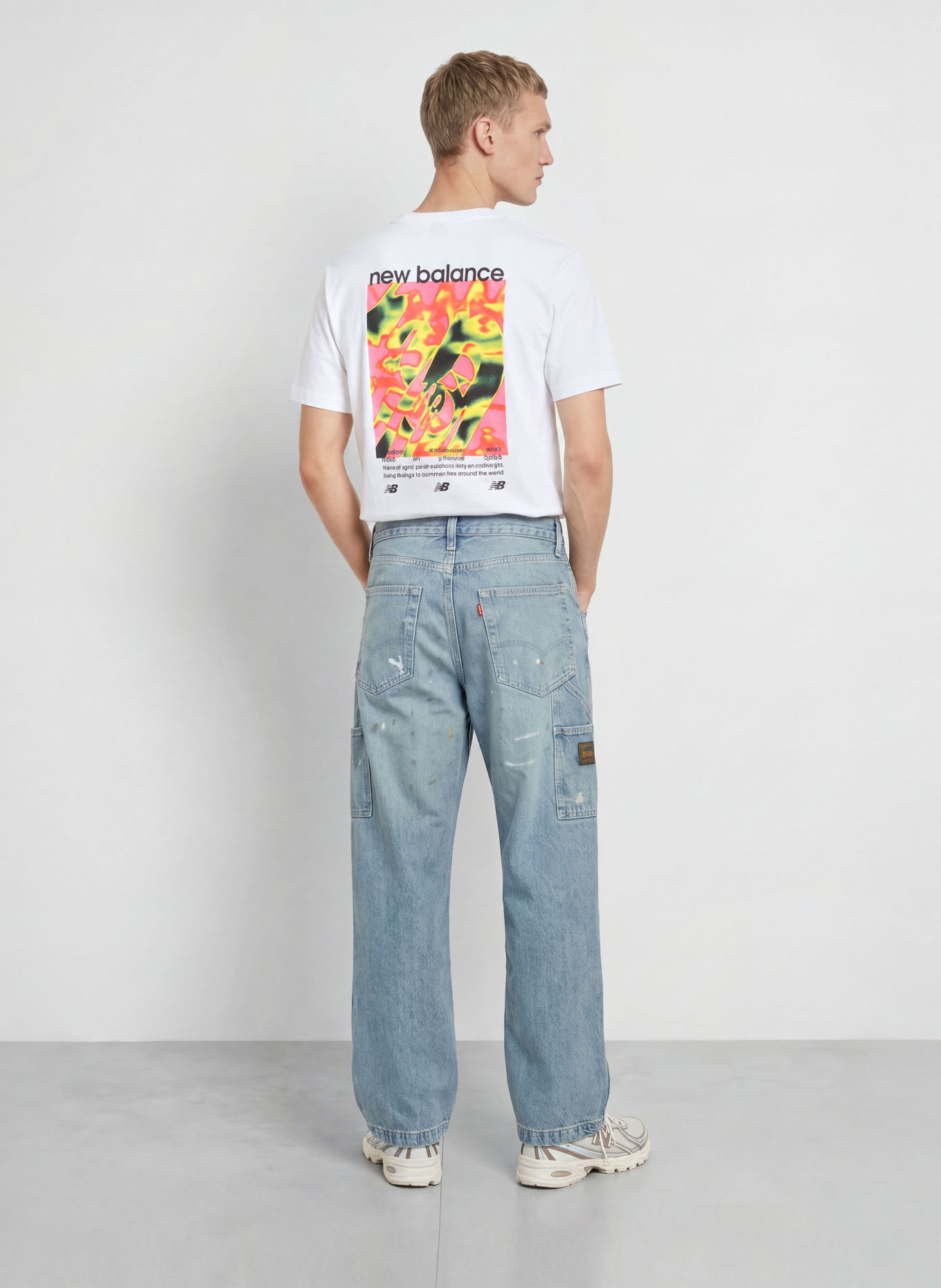 new balance T-shirt MT6200: HVID
