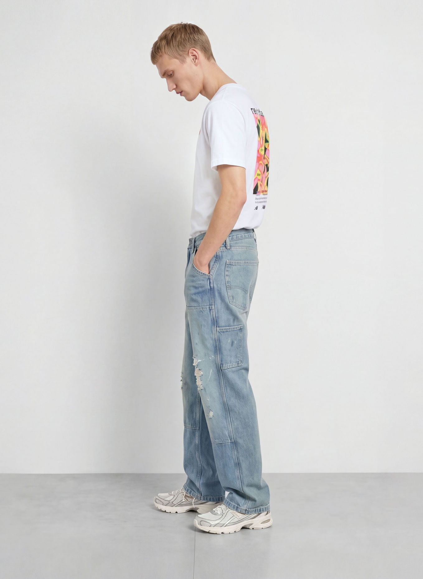 new balance T-shirt MT6200: HVID