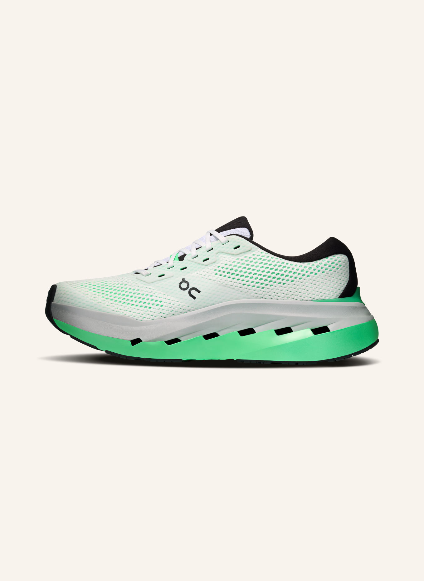 On Hardloopschoenen CLOUDRUNNER 3 MAX: WIT / NEONGROEN / ZWART