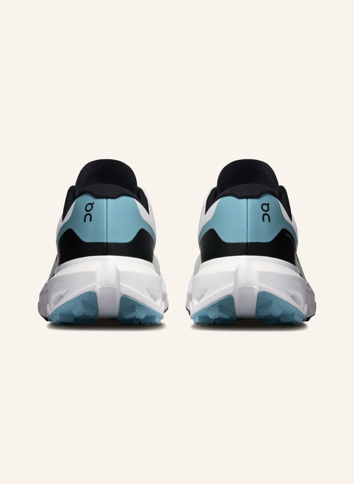 On Trailrunningschoenen CLOUDVISTA 3: WIT / LICHTBLAUW / ZWART