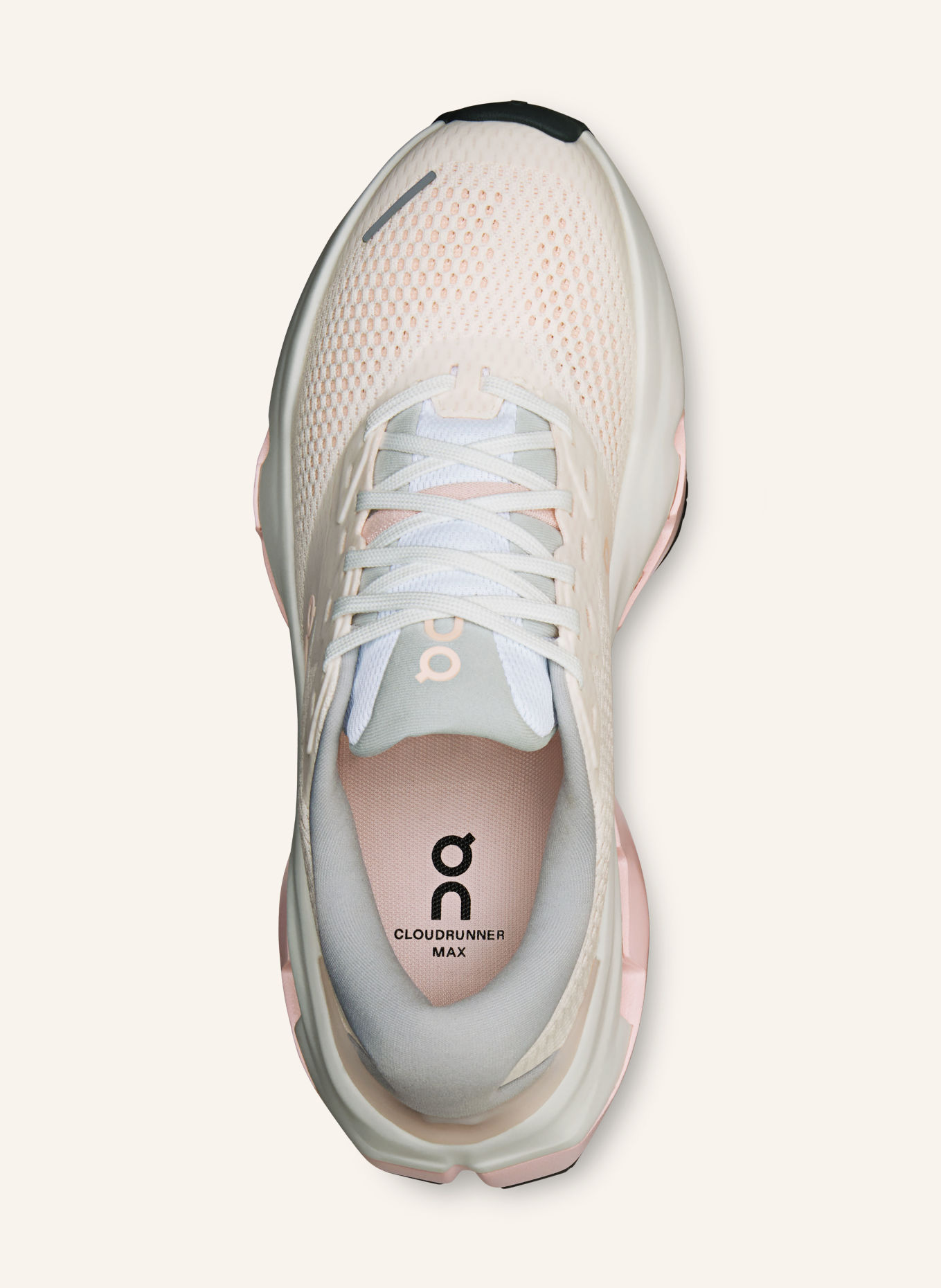 On Hardloopschoenen CLOUDRUNNER 3 MAX: WIT / GRIJS