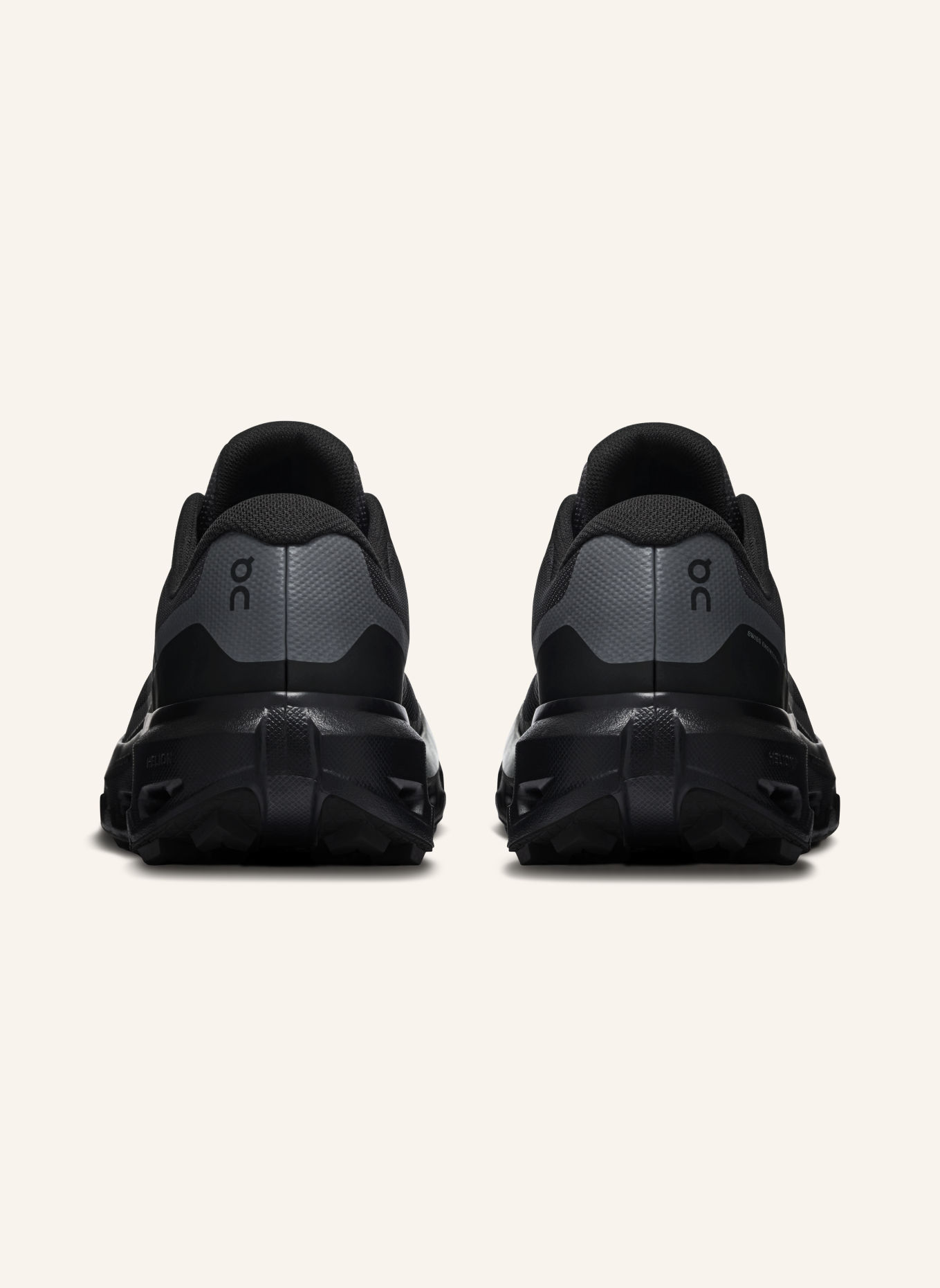 On CLOUDVISTA 3 WATERPROOF Trail running shoes: BLACK