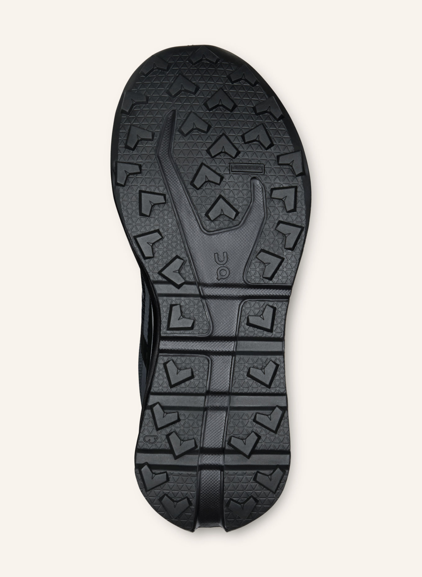 On CLOUDVISTA 3 WATERPROOF Trail running shoes: BLACK