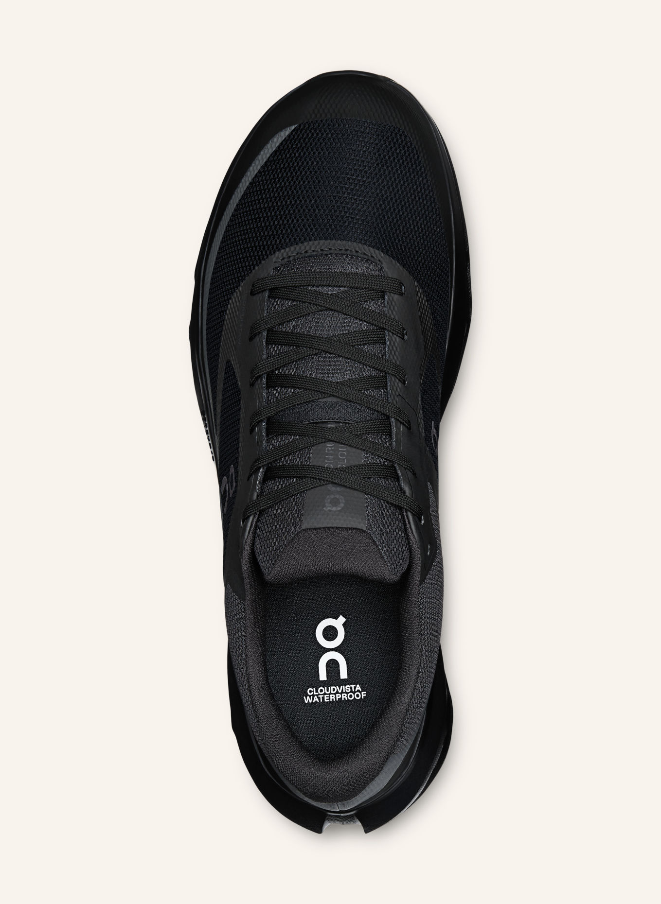 On Trailrunningschoenen CLOUDVISTA 3 WATERPROOF: ZWART