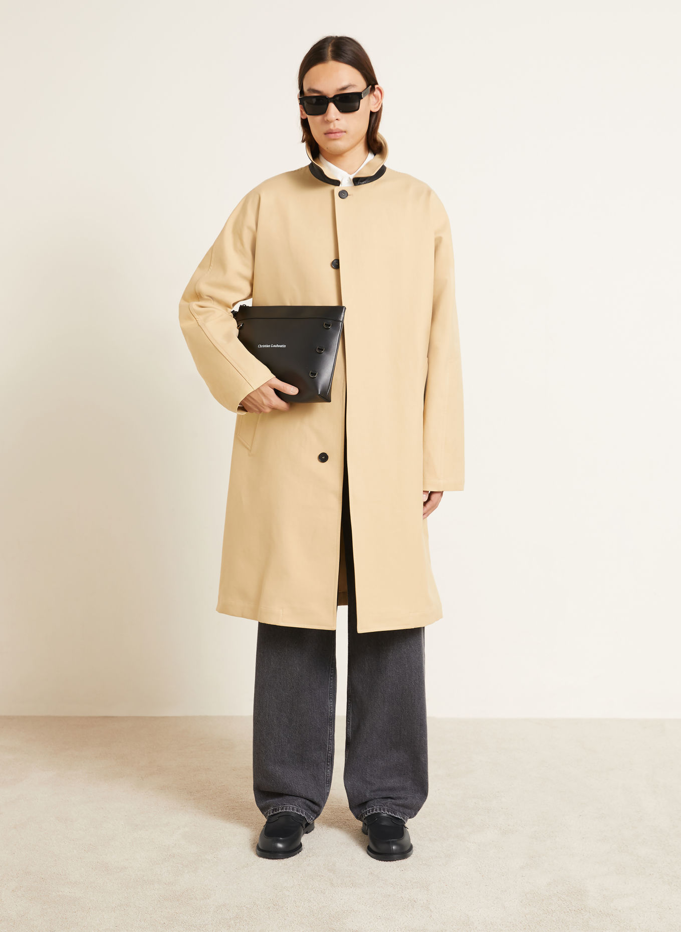 Christian Louboutin Pennyloafer THE PLATO: ZWART