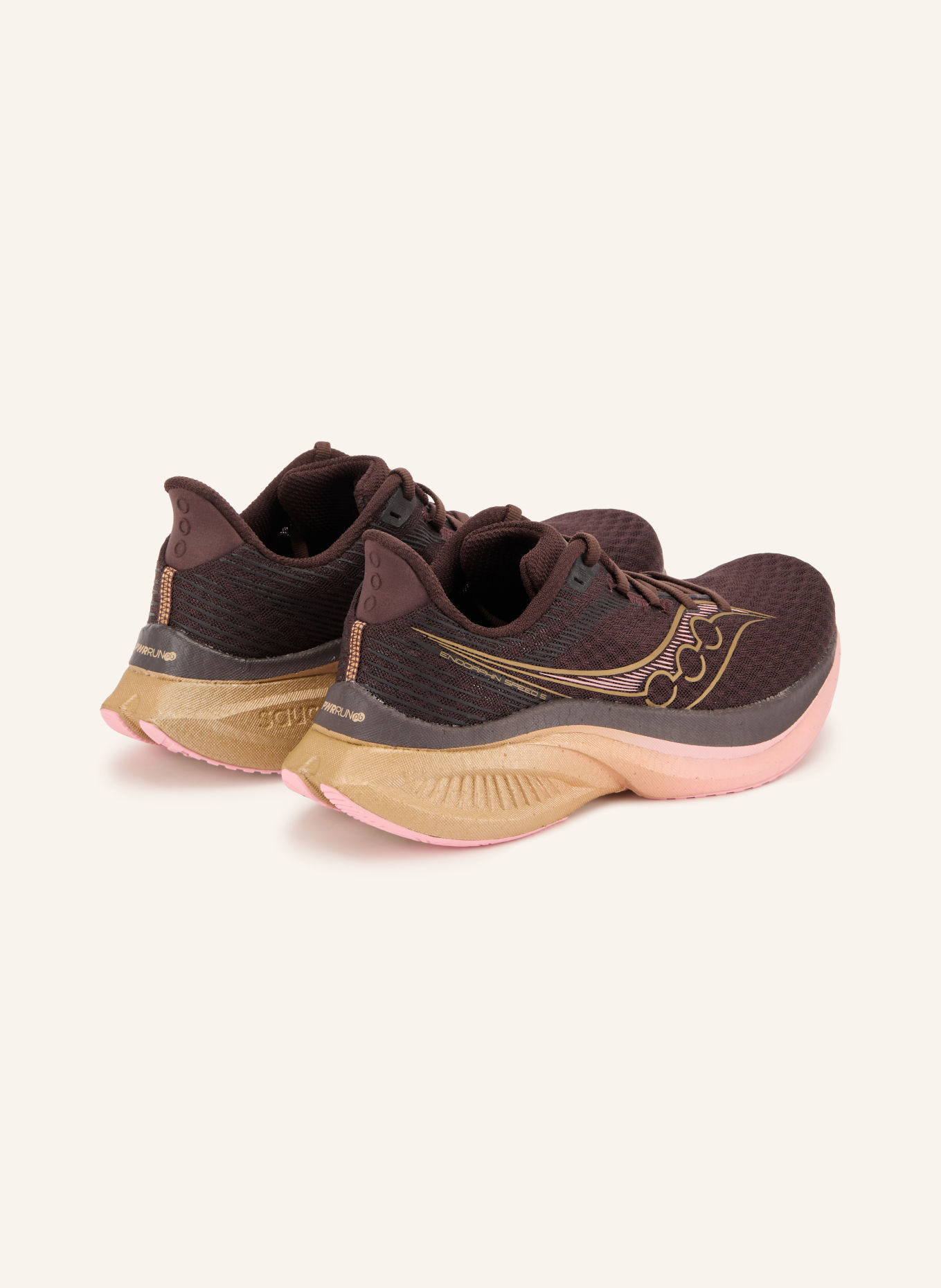 saucony Buty do biegania ENDORPHIN SPEED 5: CIEMNOBRĄZOWY / ZŁOTY / BLADORÓŻOWY