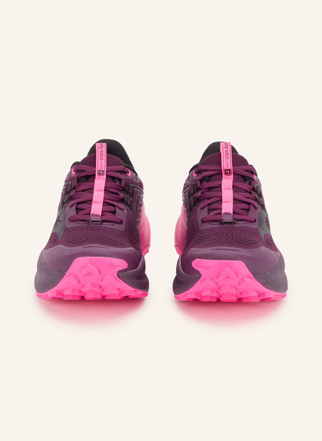 saucony Buty do biegania w terenie XODUS ULTRA 4: FIOLETOWY / JASKRAWY MOCNORÓŻOWY