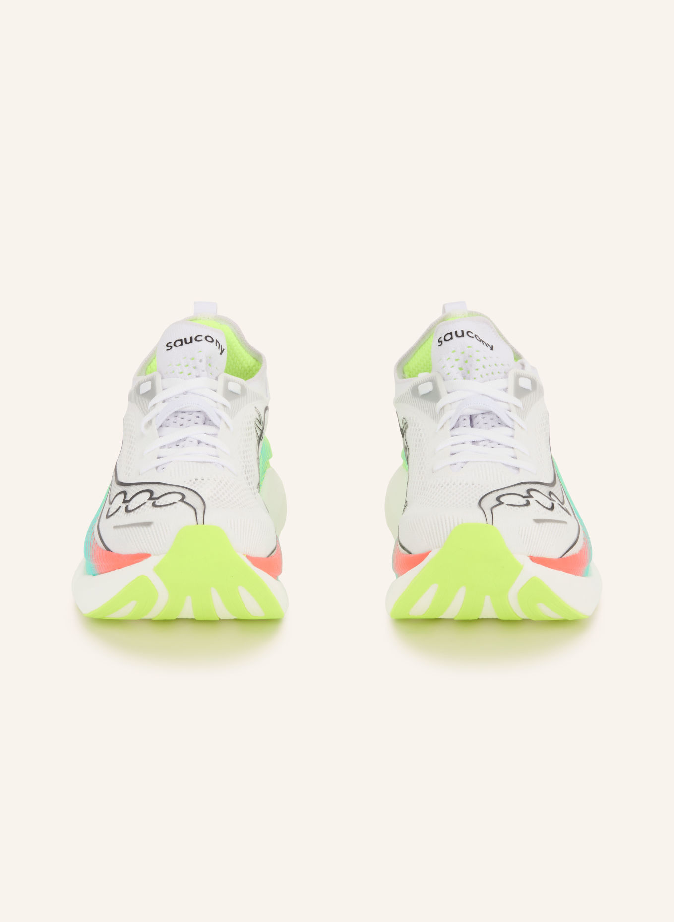 saucony Hardloopschoenen ENDORPHIN ELITE 3: WIT / ZILVER / ZWART
