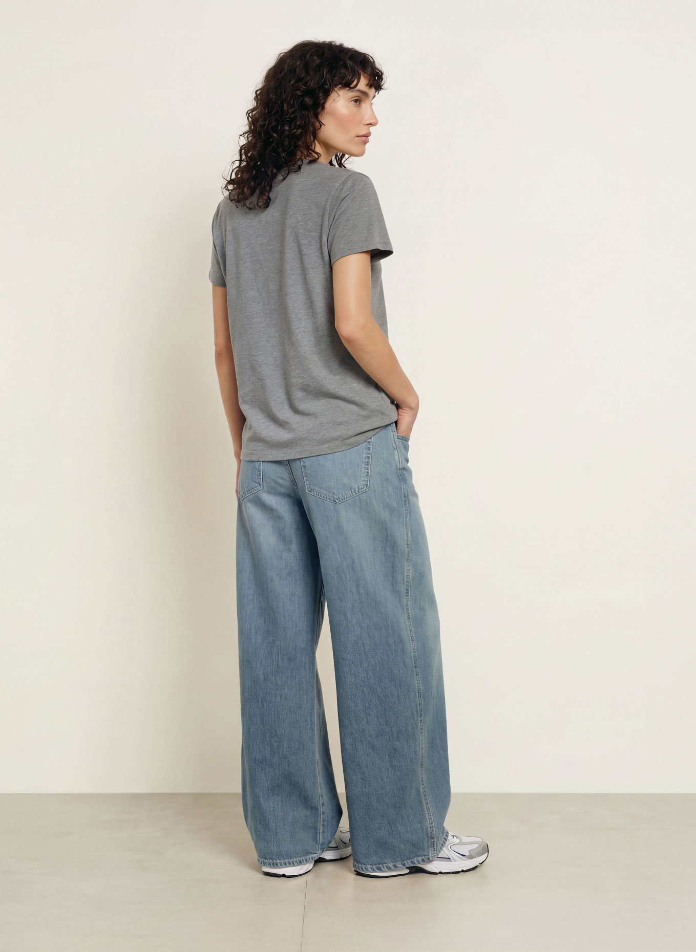 American Vintage T-shirt YKOBOW: GRIJS
