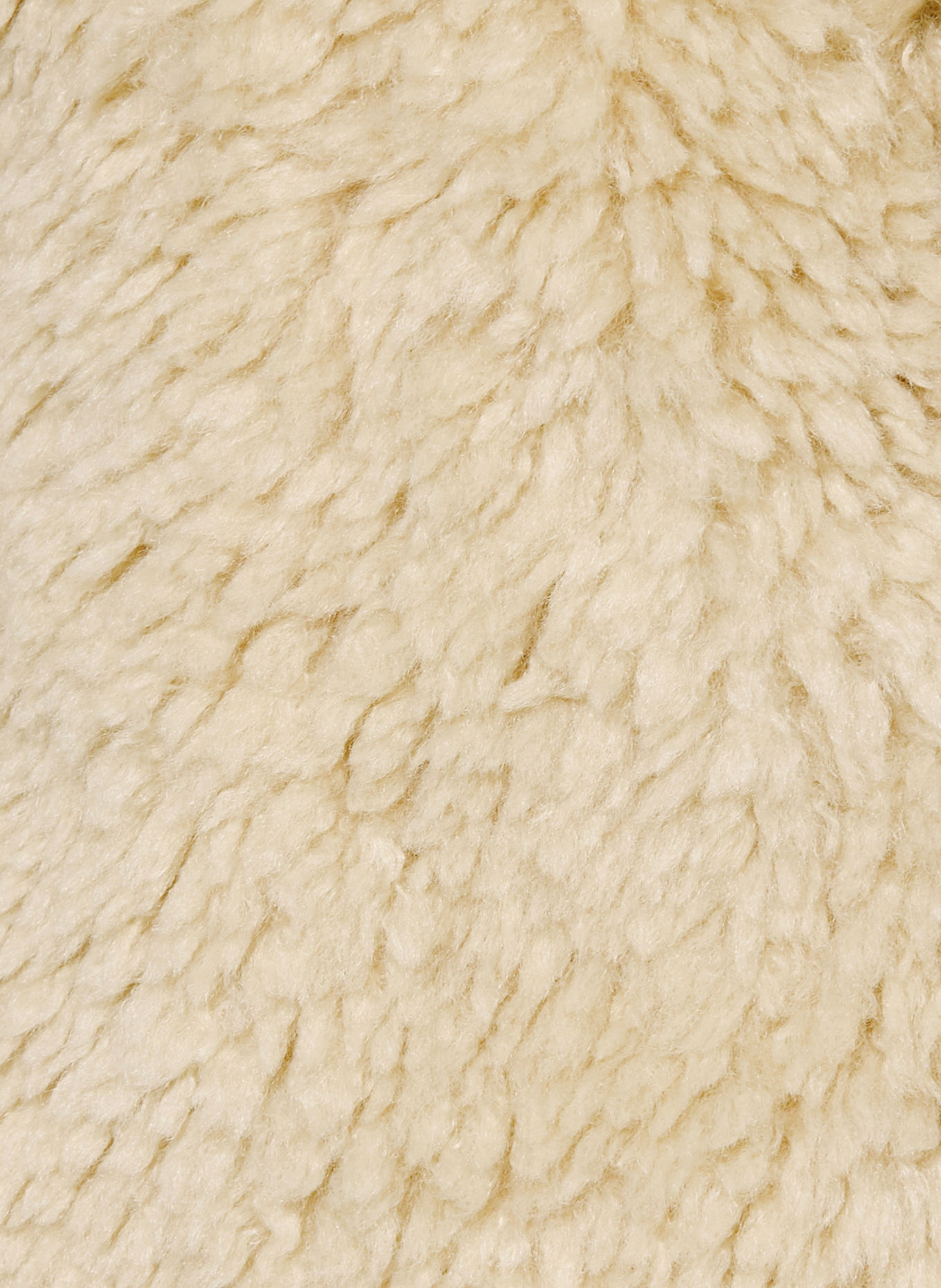 molo Faux Fur Vest: BEIGE