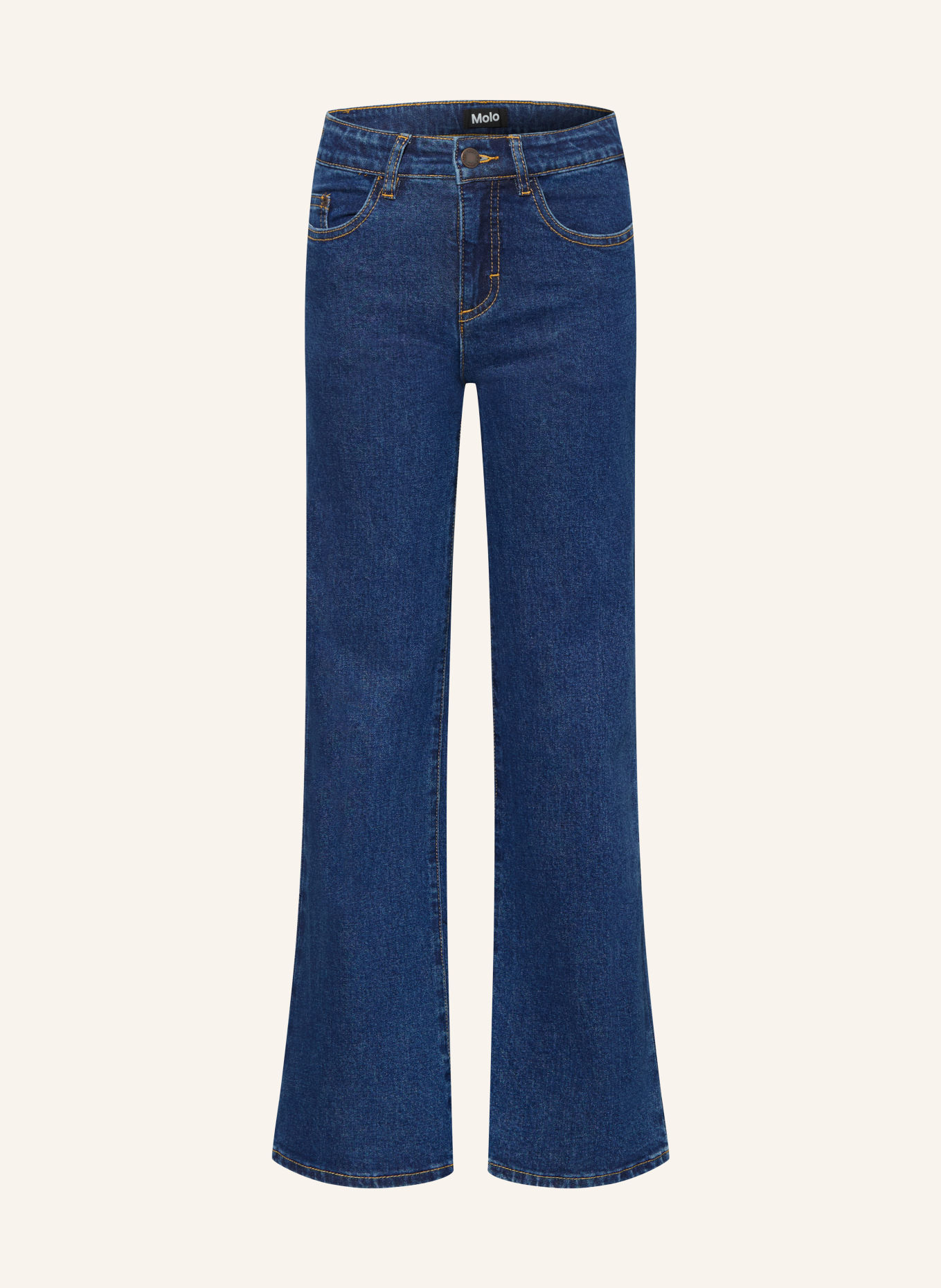 molo Jean ASTA à coupe large: 5850 RINSE WASH BLUE