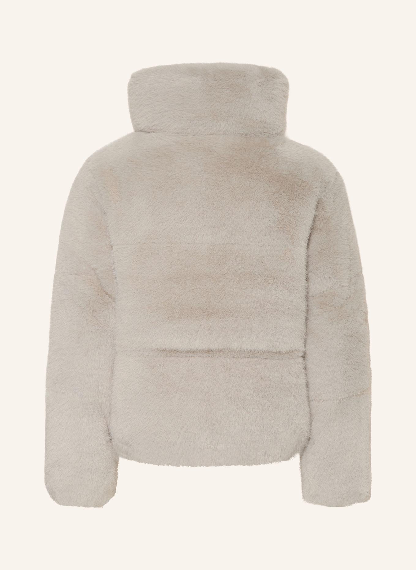 molo Veste en fausse fourrure HAVI: GRIS CLAIR