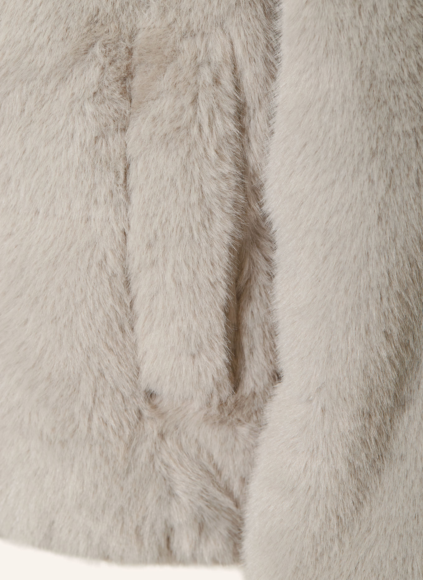 molo Veste en fausse fourrure HAVI: GRIS CLAIR