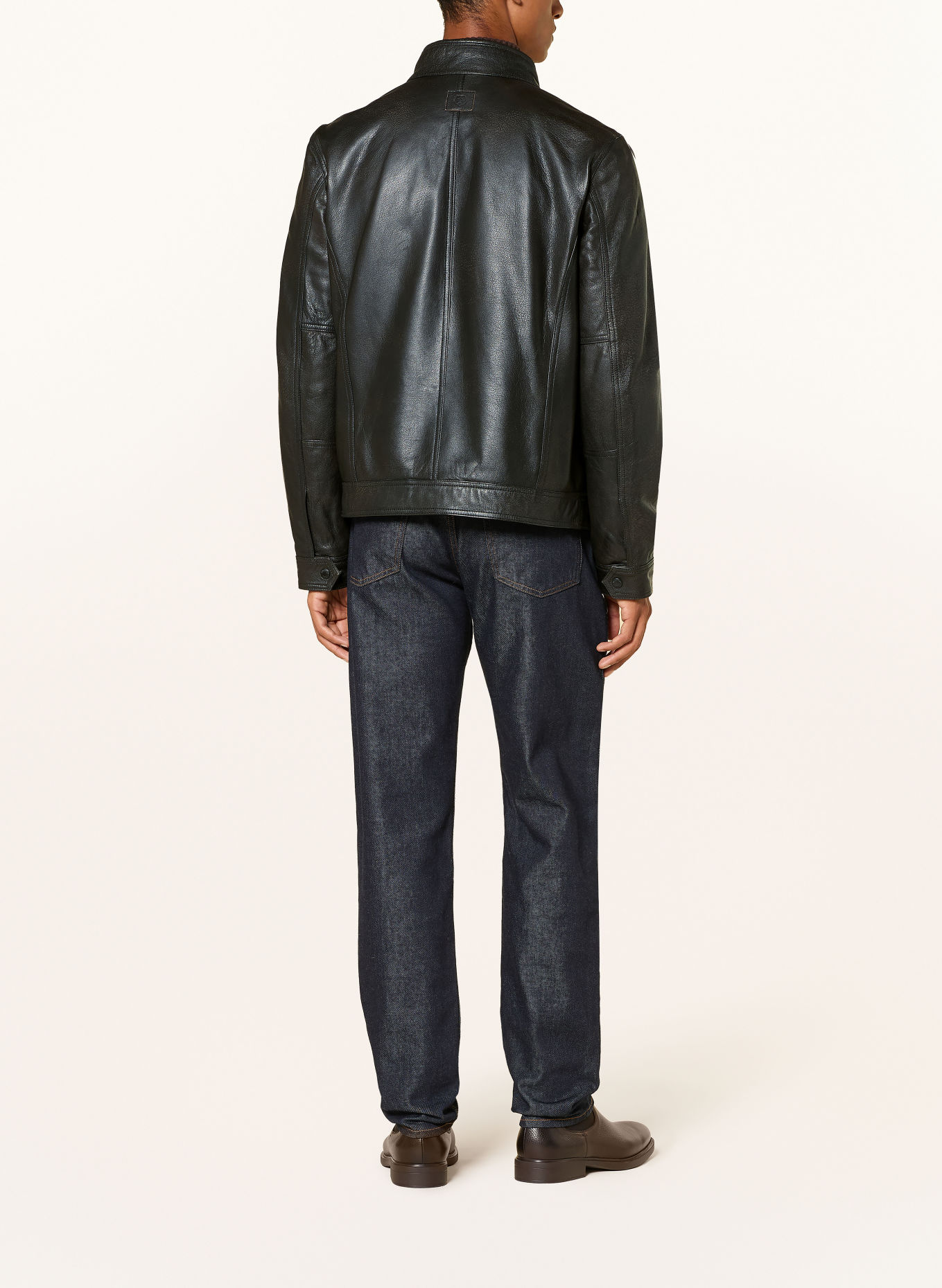 MILESTONE Lederjacke MSJACK: SCHWARZ