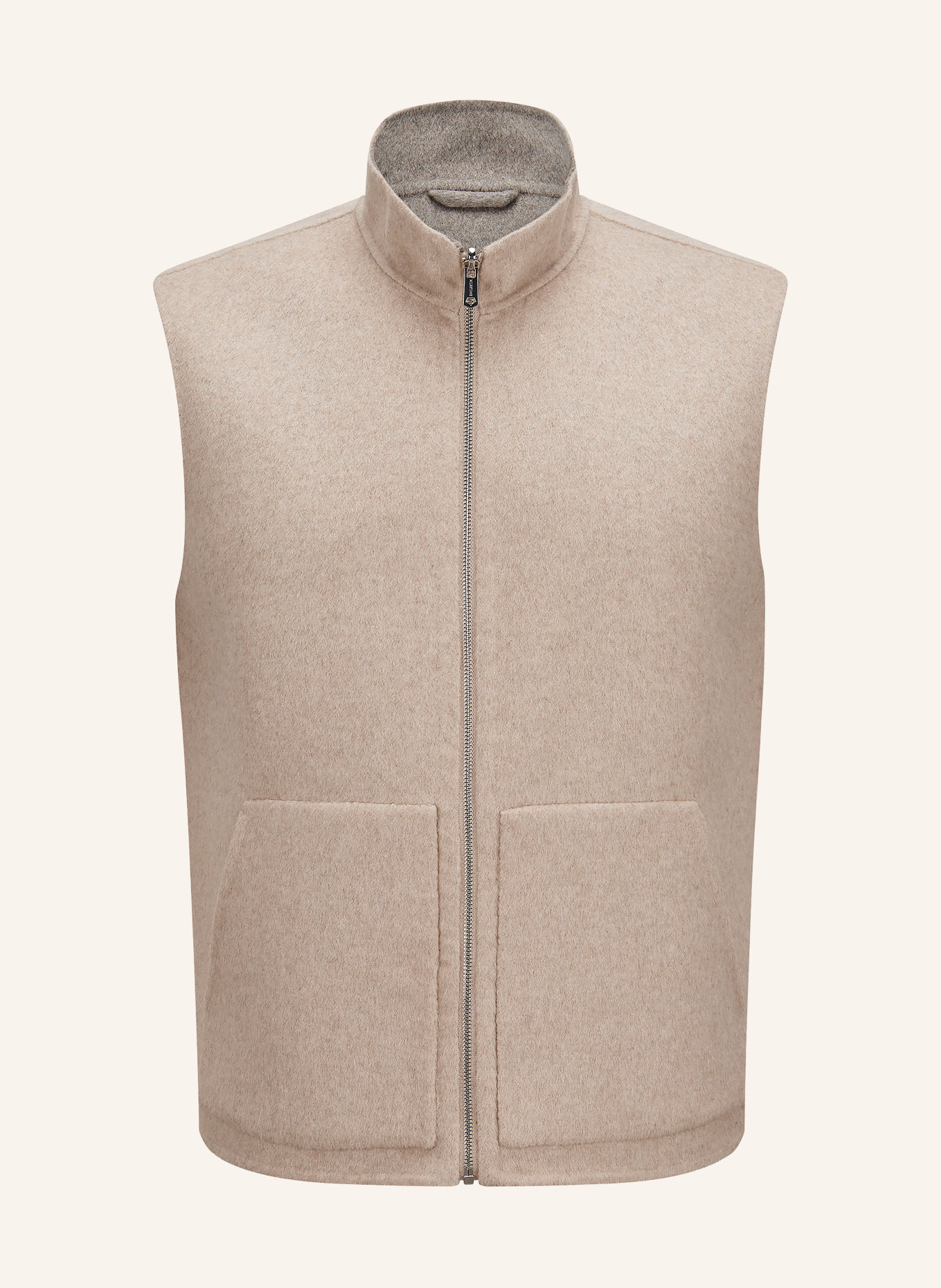 MILESTONE Omkeerbare MSDON-Bodywarmer: LICHTBRUIN