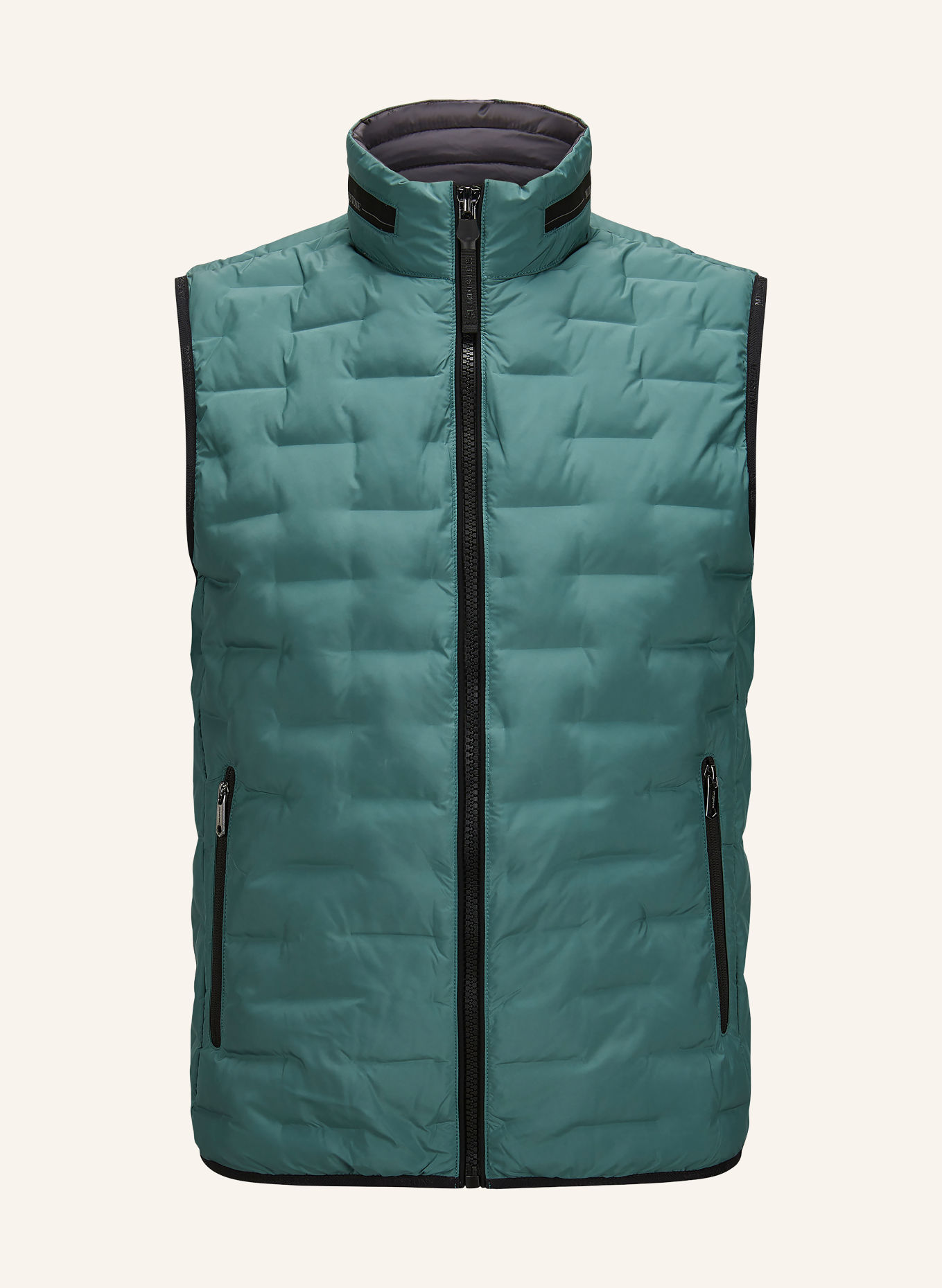 MILESTONE Gewatteerd vest MSMALCOM: TURQUOISE