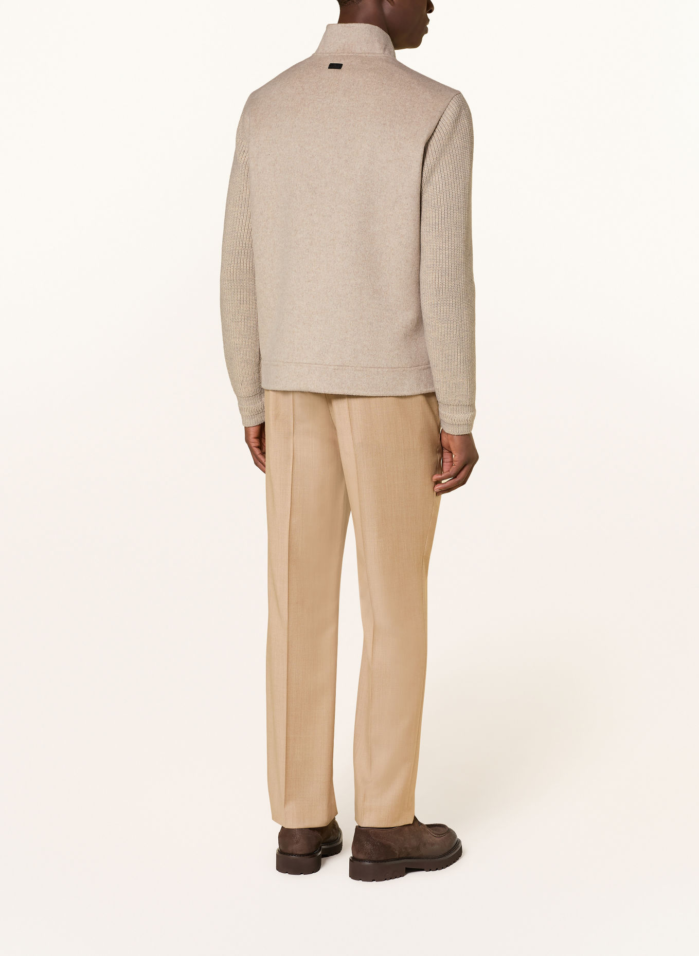 MILESTONE Jacke MSKENNEDY im Materialmix: CREME