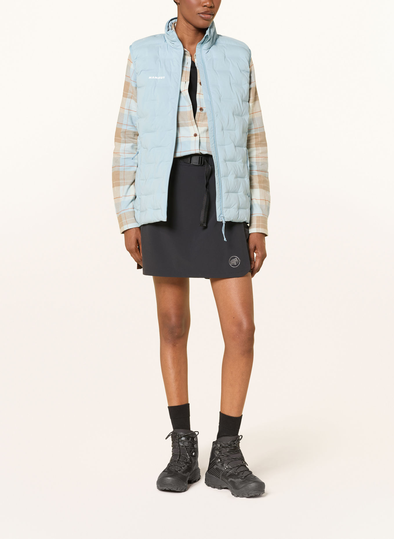 MAMMUT Quilted vest SENDER IN: LIGHT BLUE