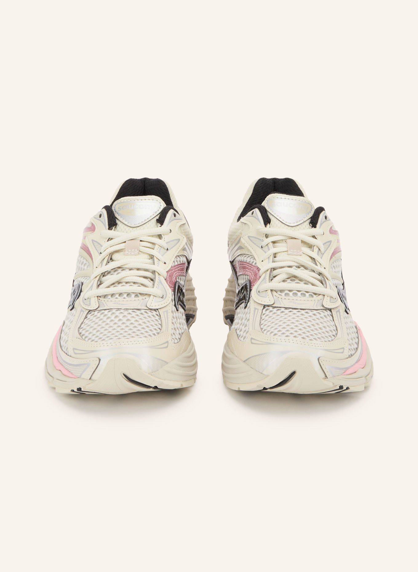 saucony PROGRID OMNI 9 Sneakers: CREAM / PINK / BLACK