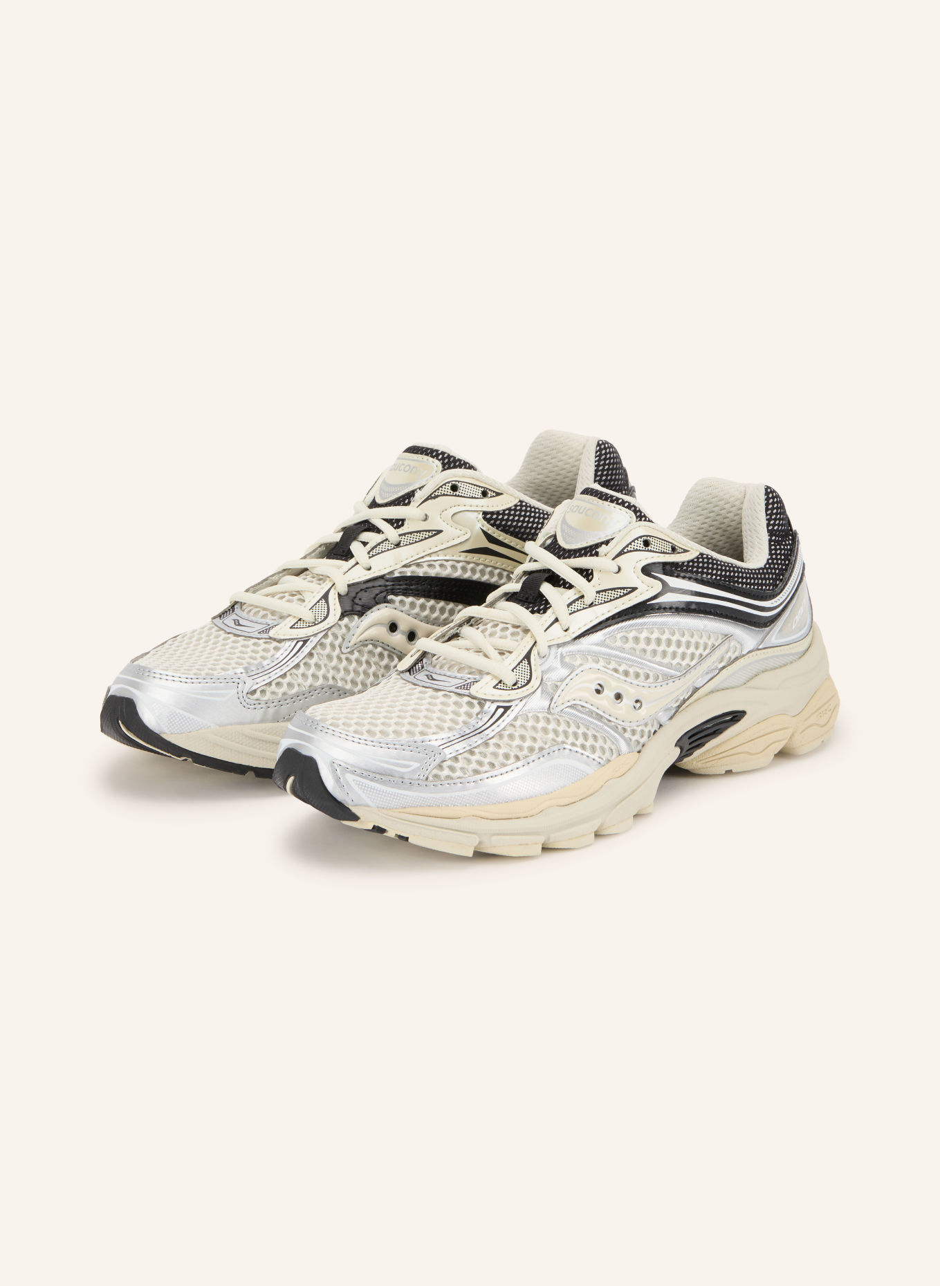 saucony PROGRID OMNI 9 Sneakers: CREAM / SILVER / BLACK