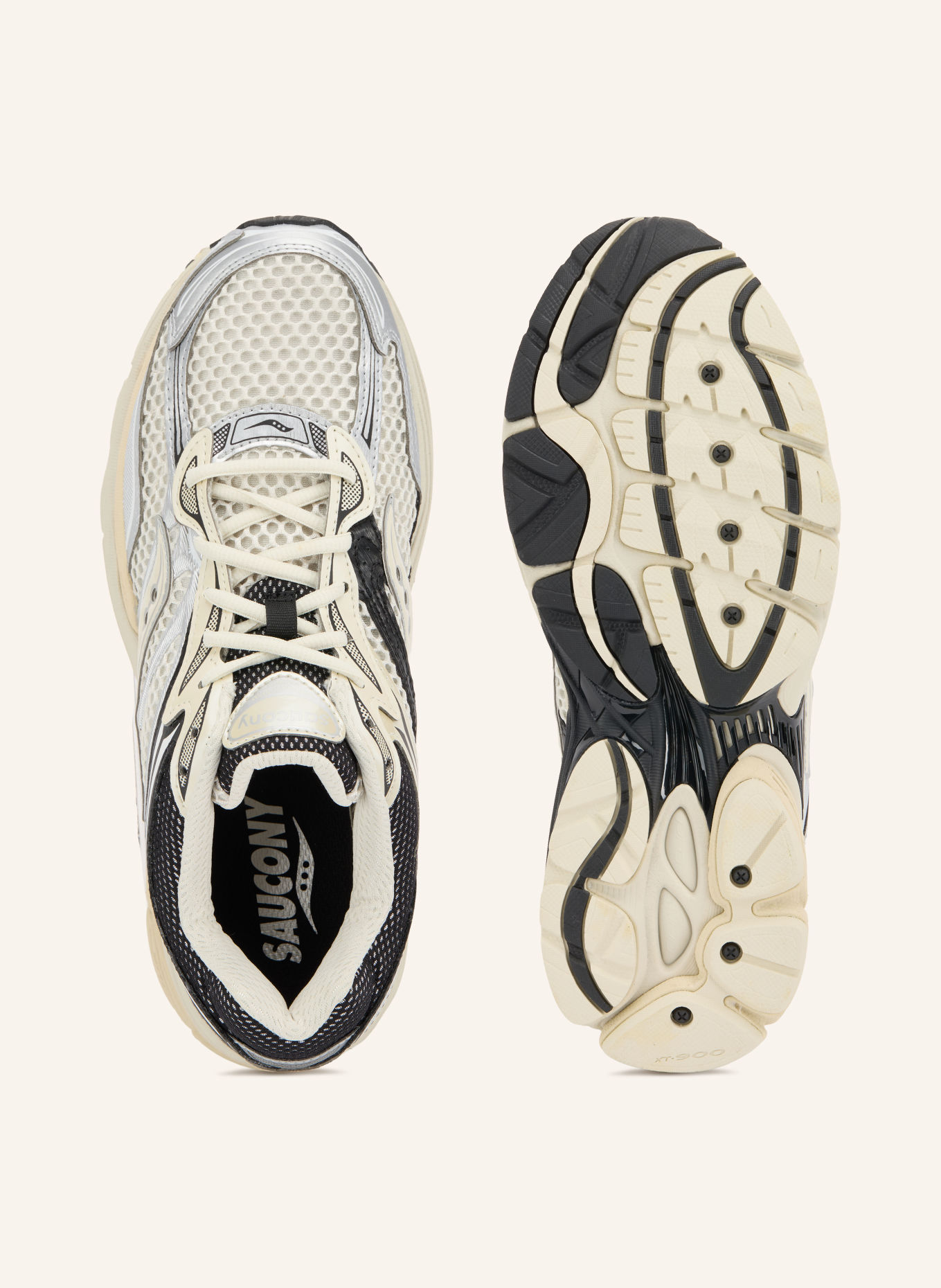 saucony PROGRID OMNI 9 Sneakers: CREAM / SILVER / BLACK