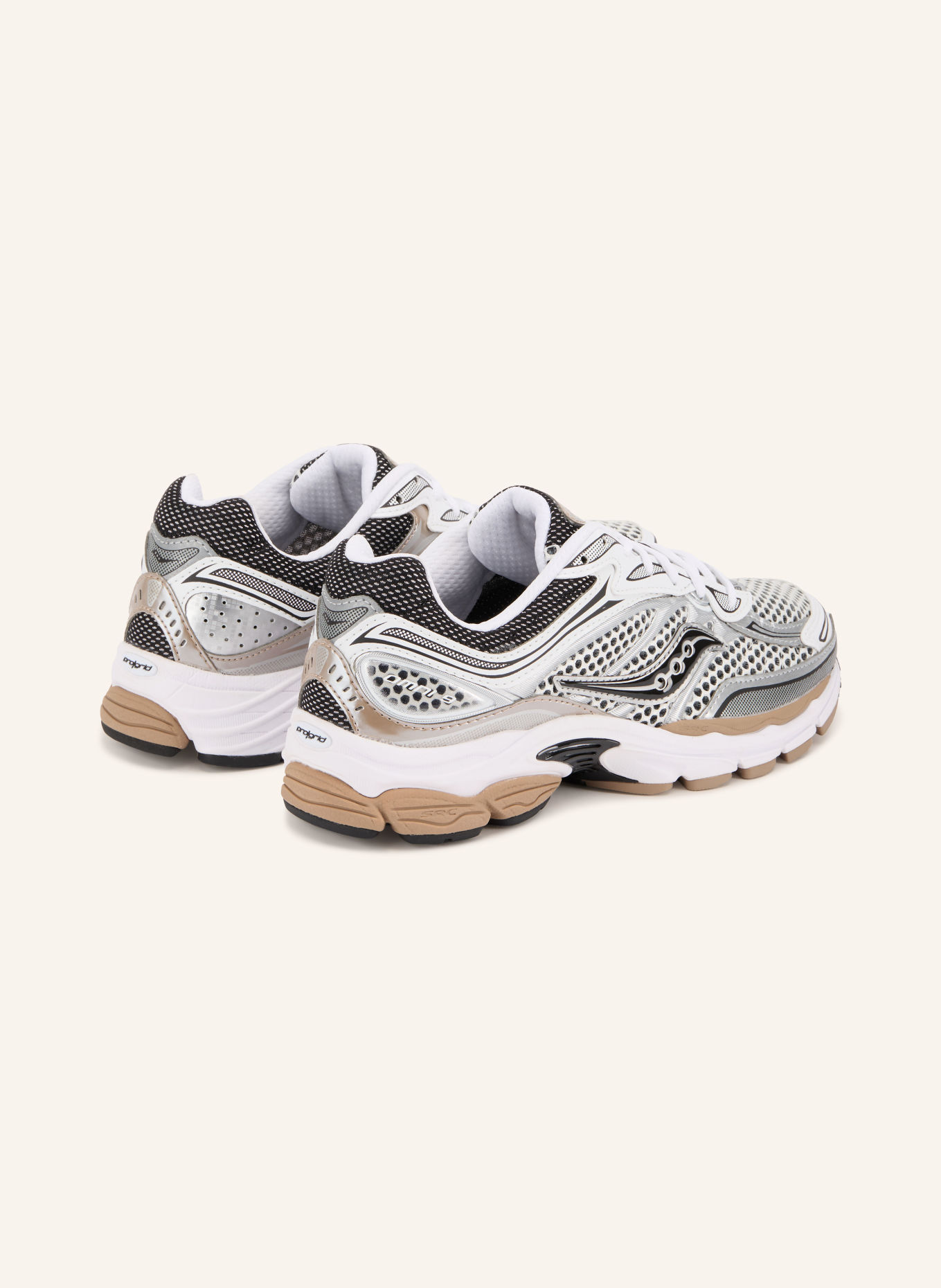 saucony PROGRID OMNI 9 Sneakers: SILVER / WHITE / BLACK