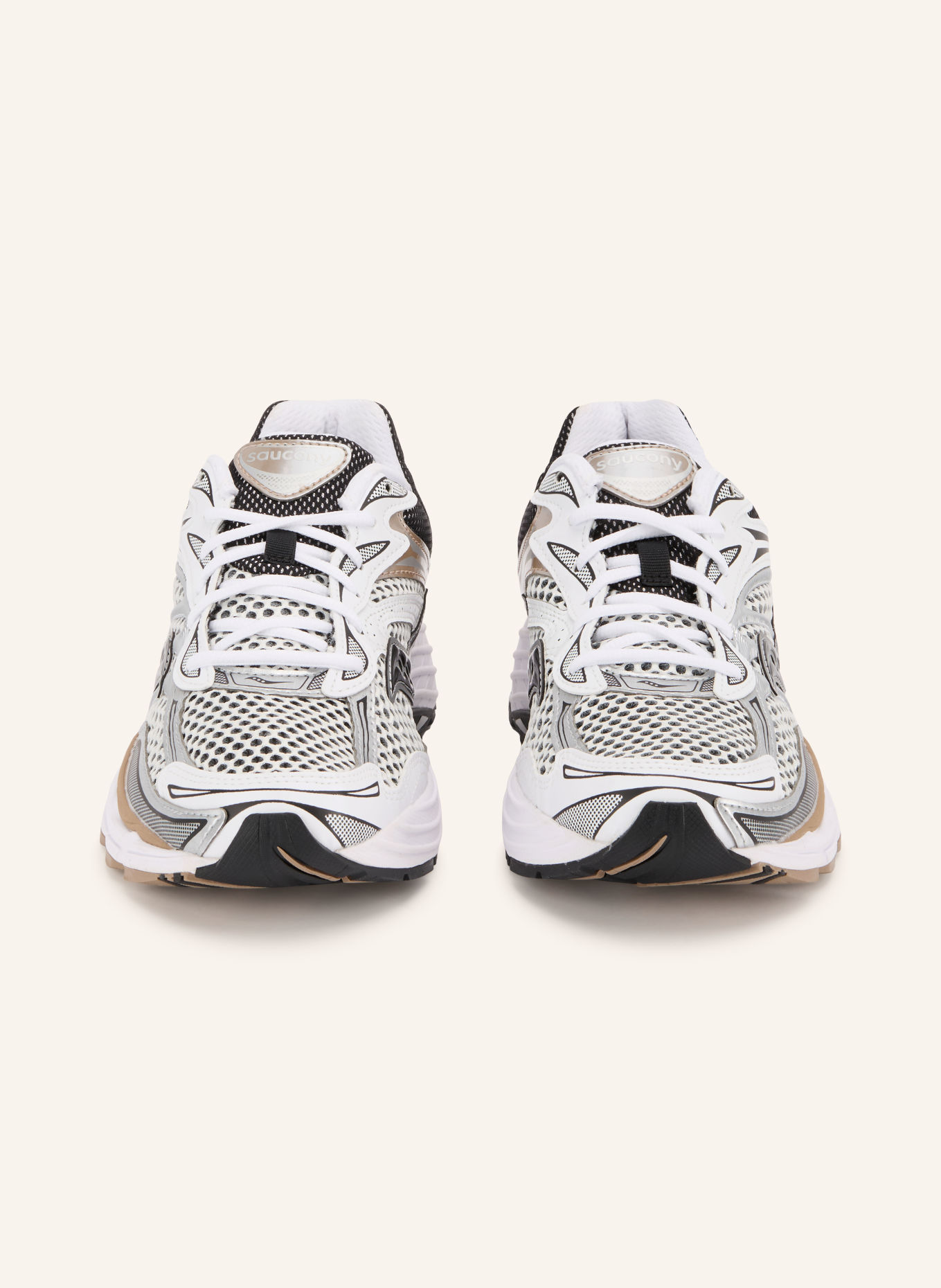 saucony PROGRID OMNI 9 Sneakers: SILVER / WHITE / BLACK