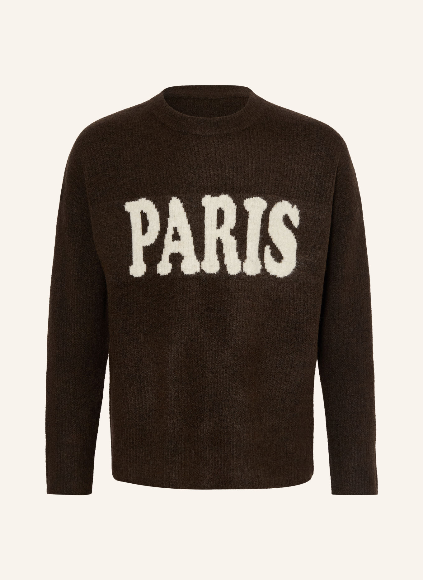 ONLY Sweater: DARK BROWN / ECRU